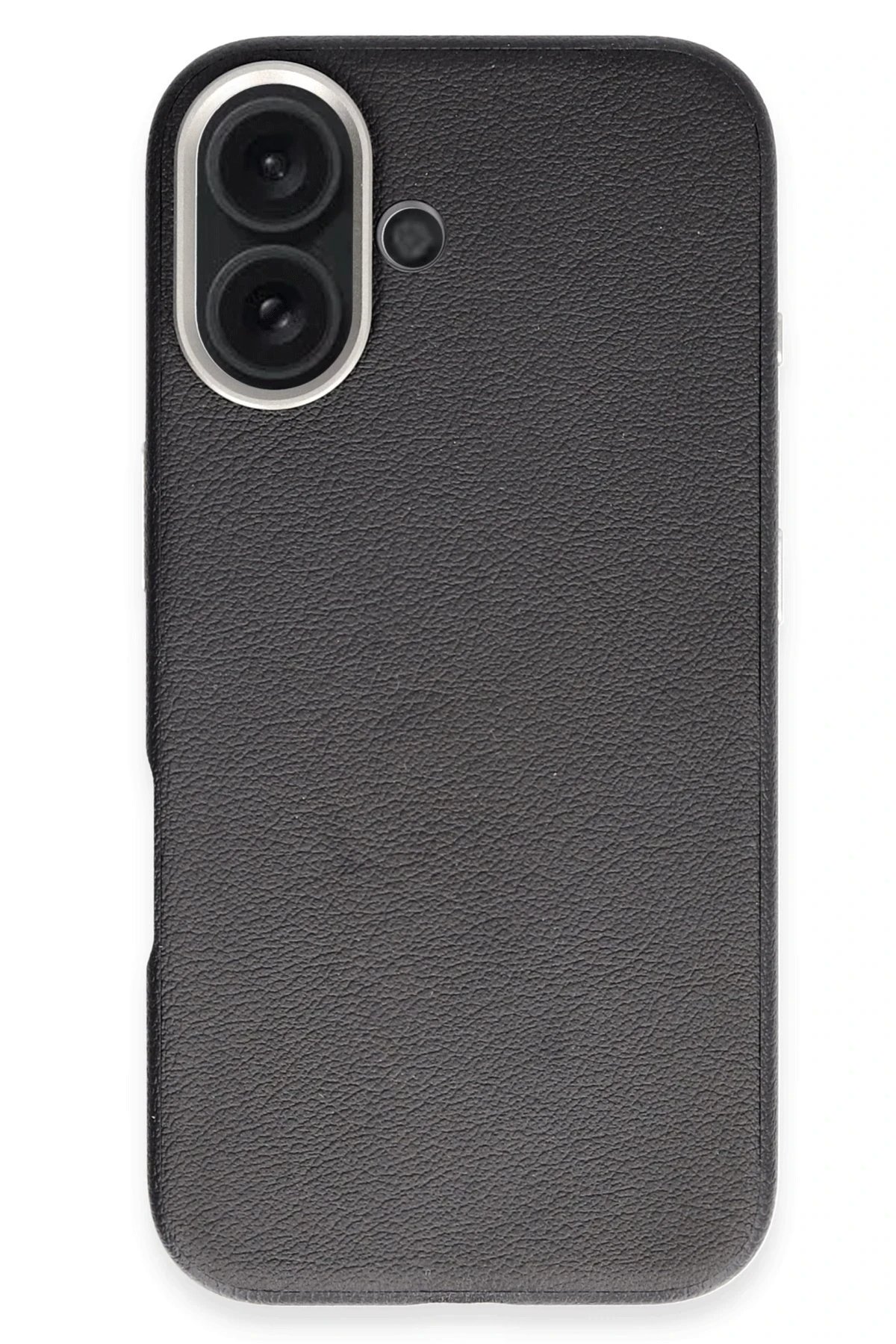 iPhone 16 Wonder Deri Magsafe Kapak - Siyah-(5796)