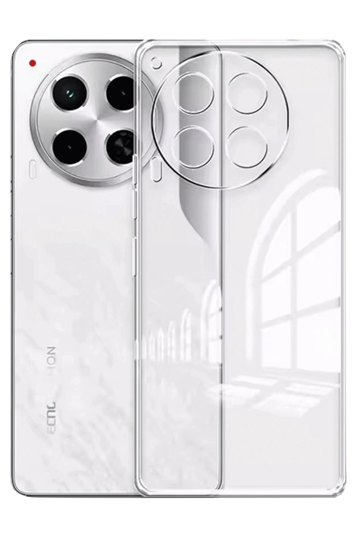 Tecno Camon 30 Kılıf Lüx Şeffaf Silikon-(5796)