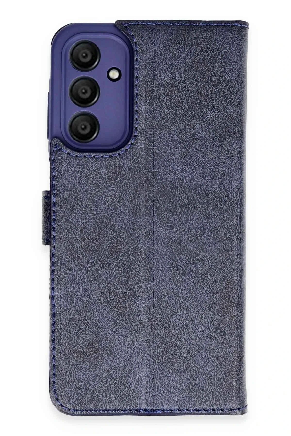 Samsung Galaxy A55 5G Kılıf Trend S Plus Kapaklı Kılıf - Lacivert-(5796)