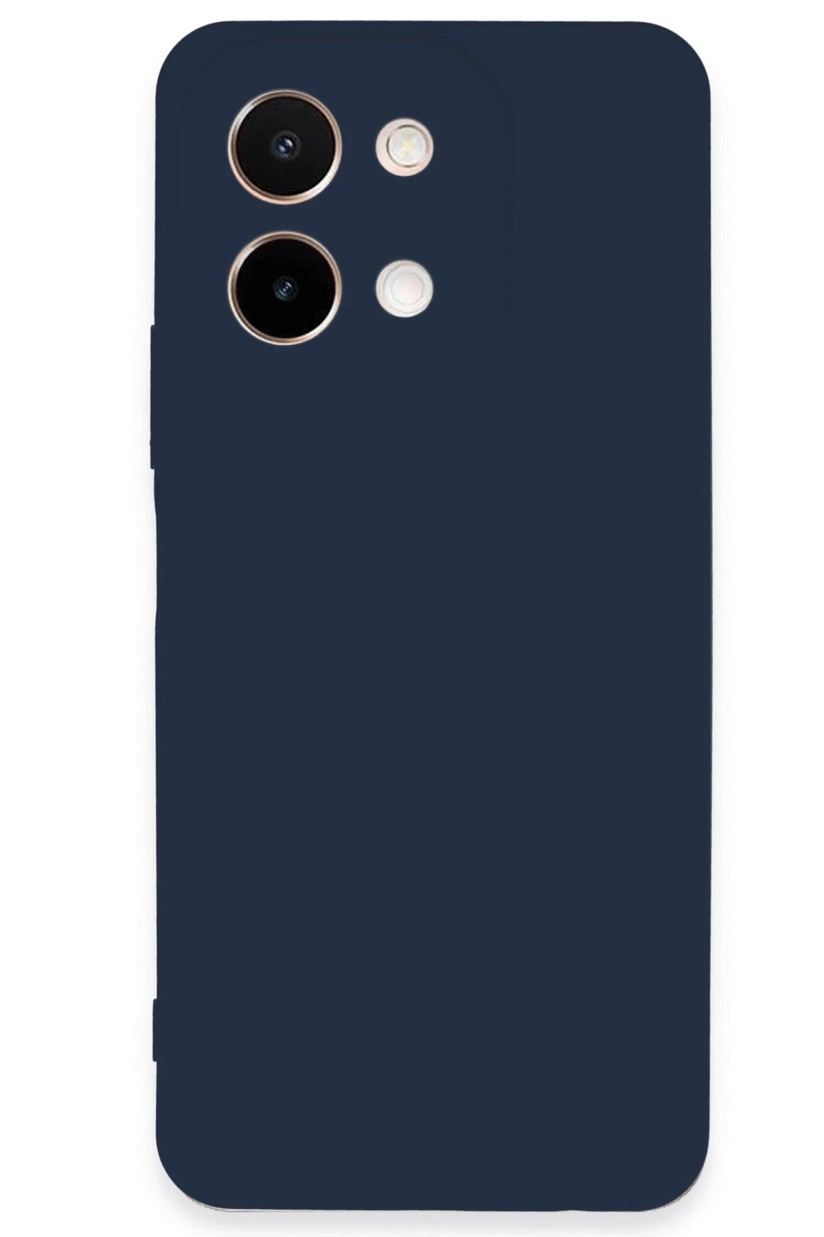 Vivo Y28 Kılıf First Silikon - Lacivert-(5796)