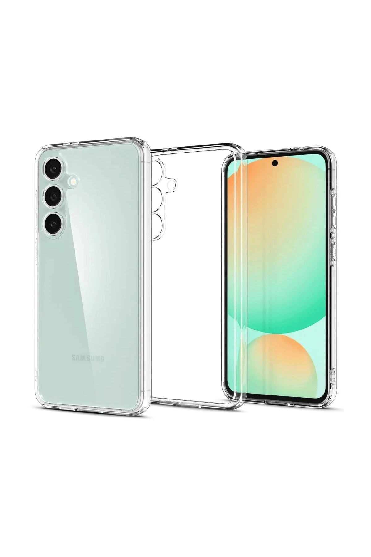 Samsung Galaxy S24 FE Kılıf Lüx Şeffaf Silikon-(5796)