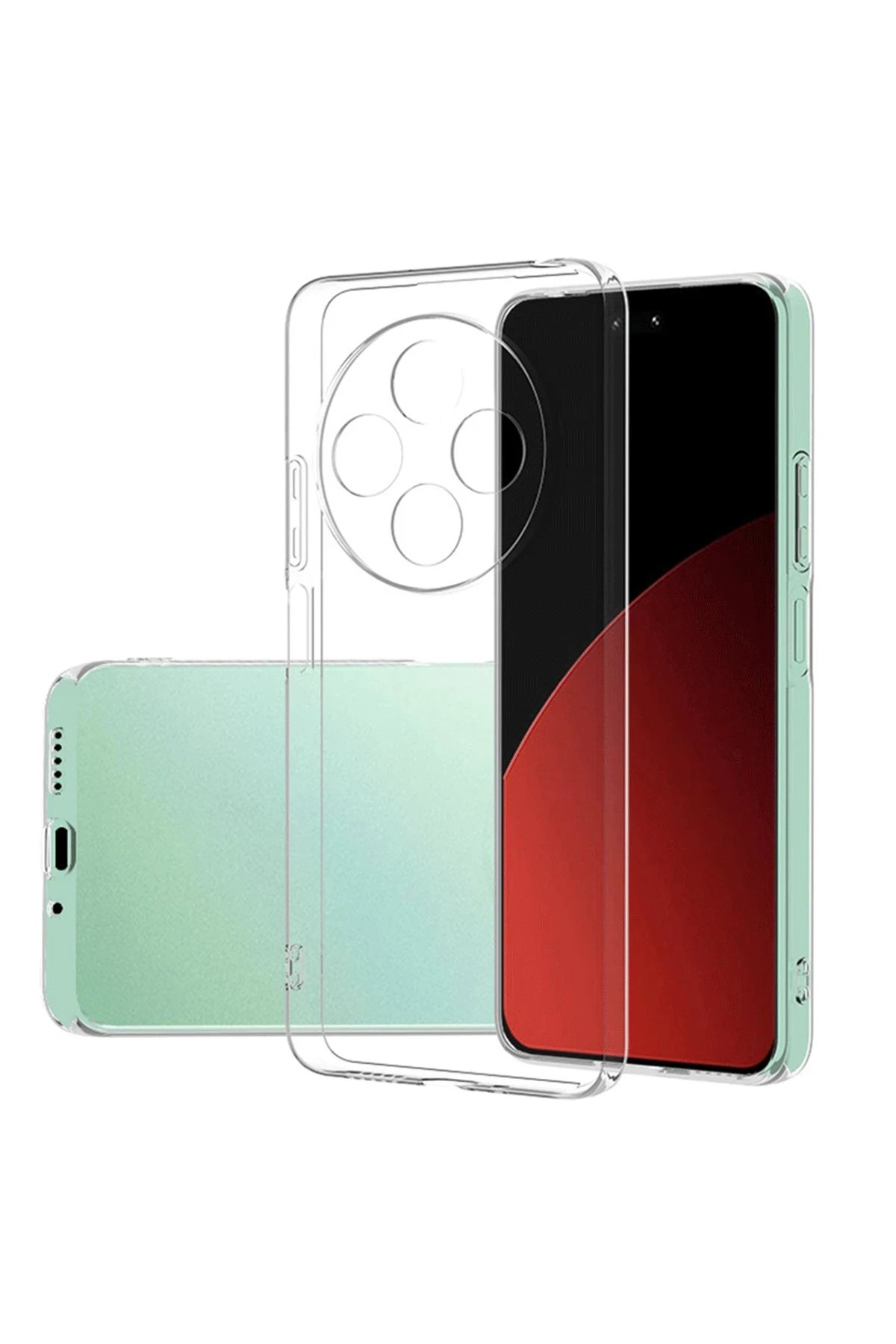 Xiaomi Redmi 14C Kılıf Lüx Şeffaf Silikon-(5796)