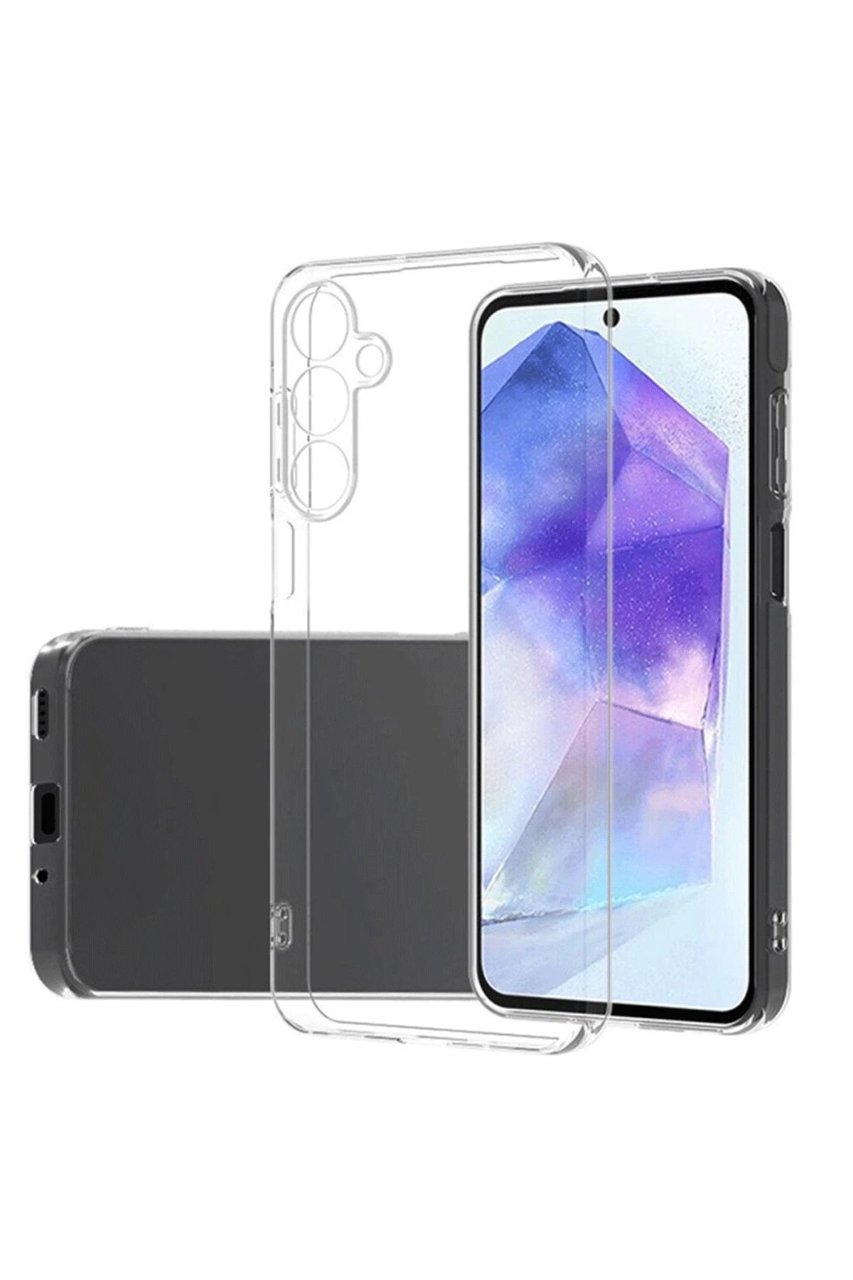 Samsung Galaxy A16 5G Kılıf Lüx Şeffaf Silikon-(5796)