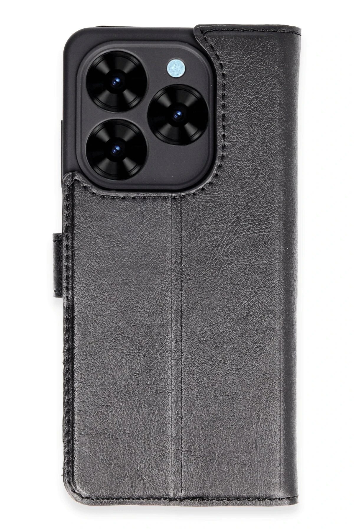 Tecno Spark Go 2024 Kılıf Trend S Plus Kapaklı Kılıf - Siyah-(5796)