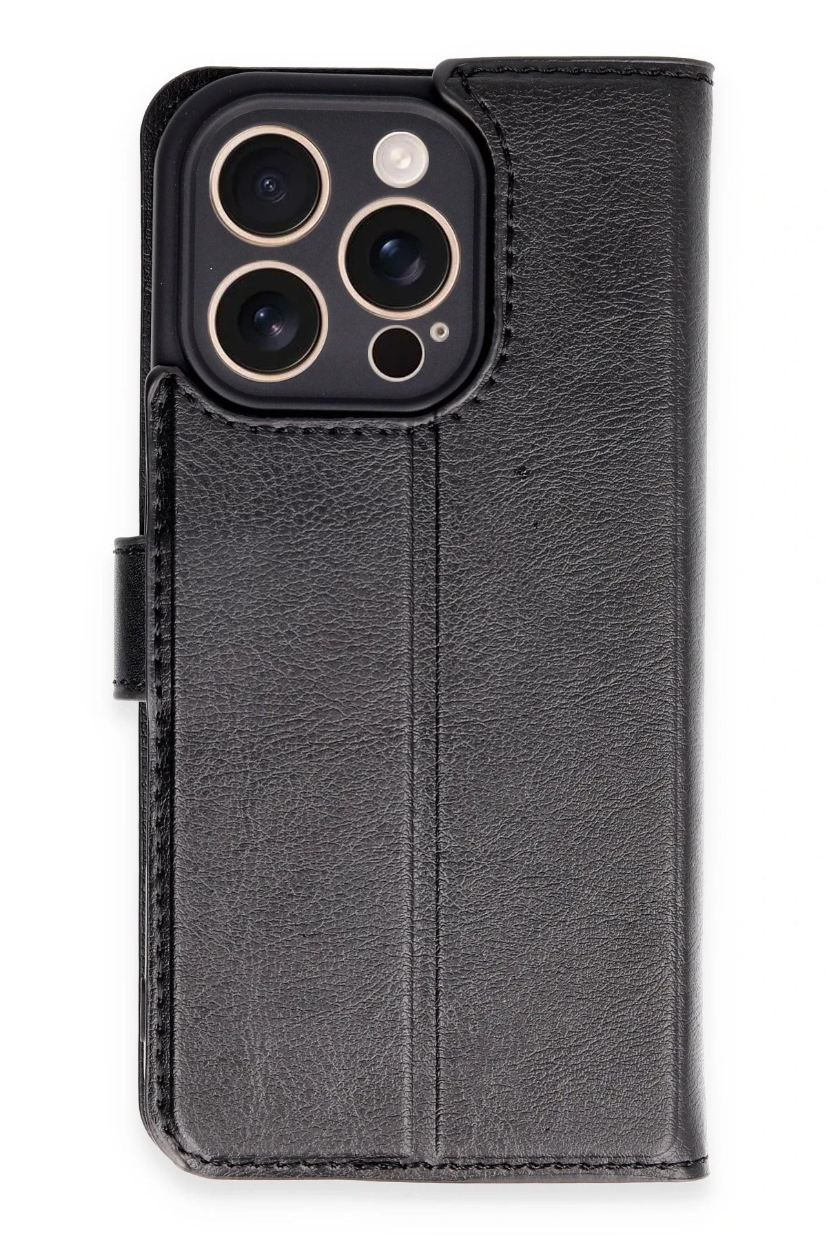 iPhone 16 Pro Kılıf Trend S Plus Kapaklı Kılıf - Siyah-(5796)