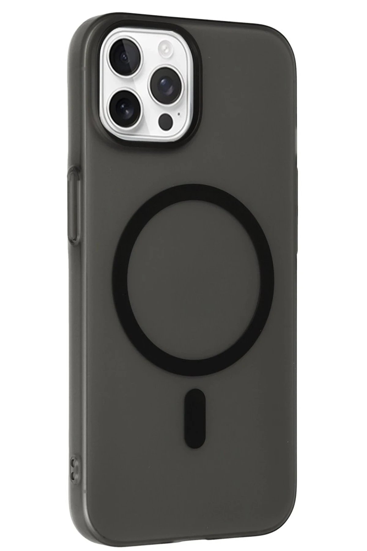 iPhone 15 Pro Tuna PC Slim Magsafe Kapak - Siyah-(5796)