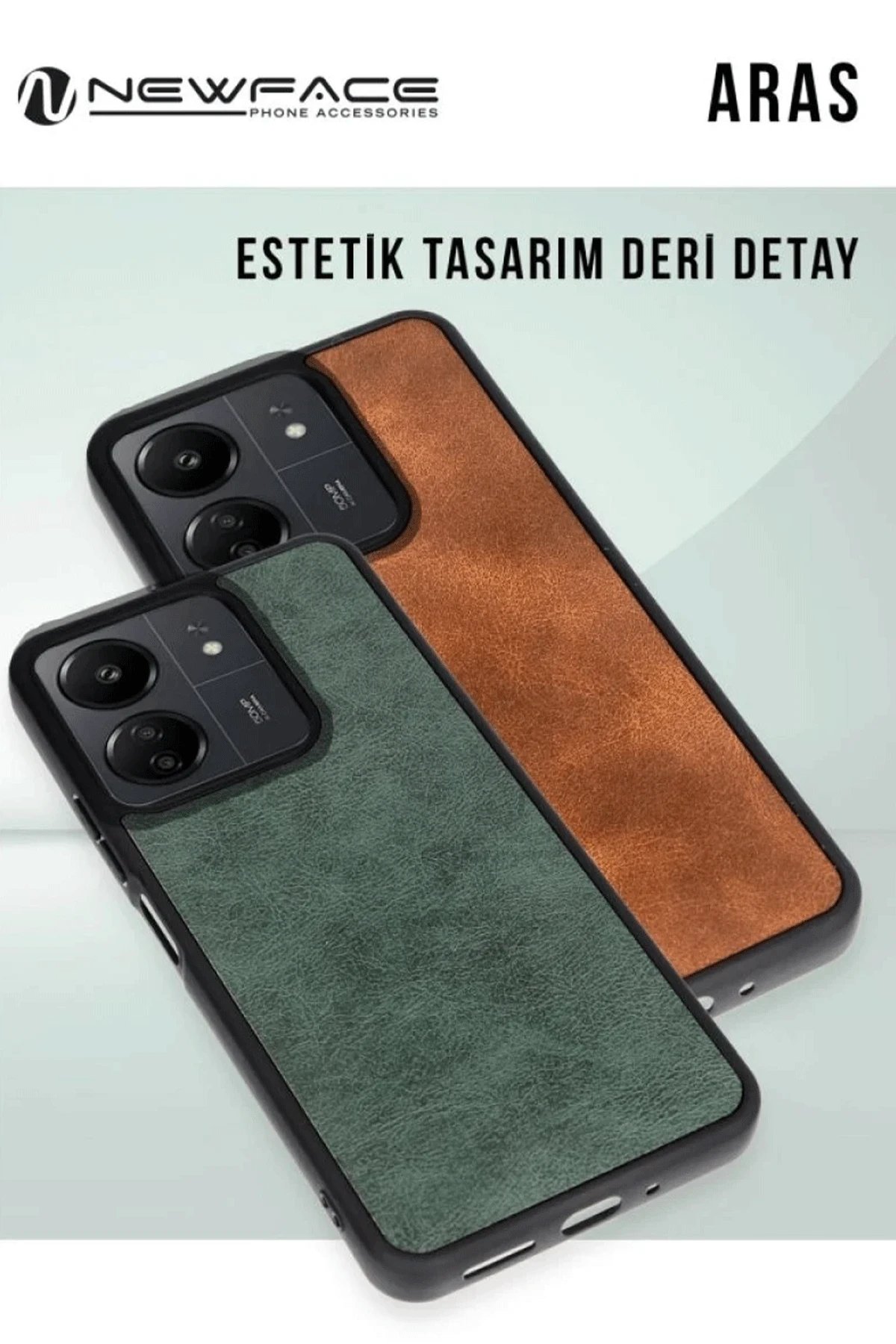 Samsung Galaxy S24 FE Kılıf Aras Deri Kapak - Lacivert-(5796)