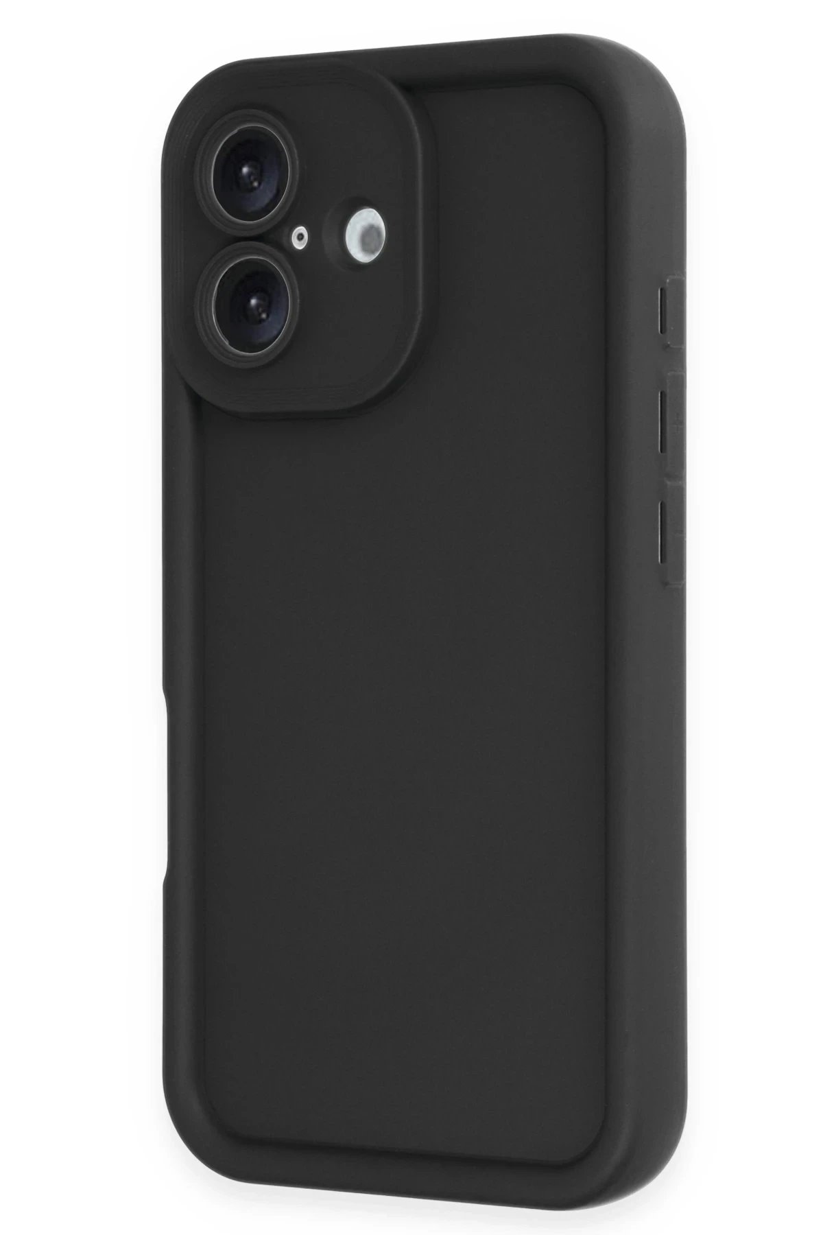 iPhone 16 Kılıf Viera Silikon - Siyah-(5796)