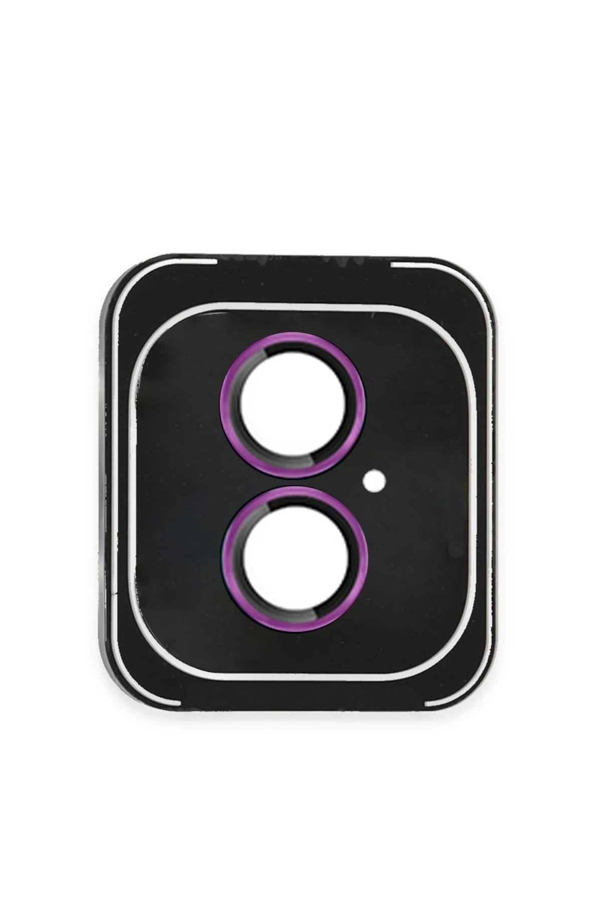 iPhone 16 PVD Metal Kamera Lens - Pembe-(5796)