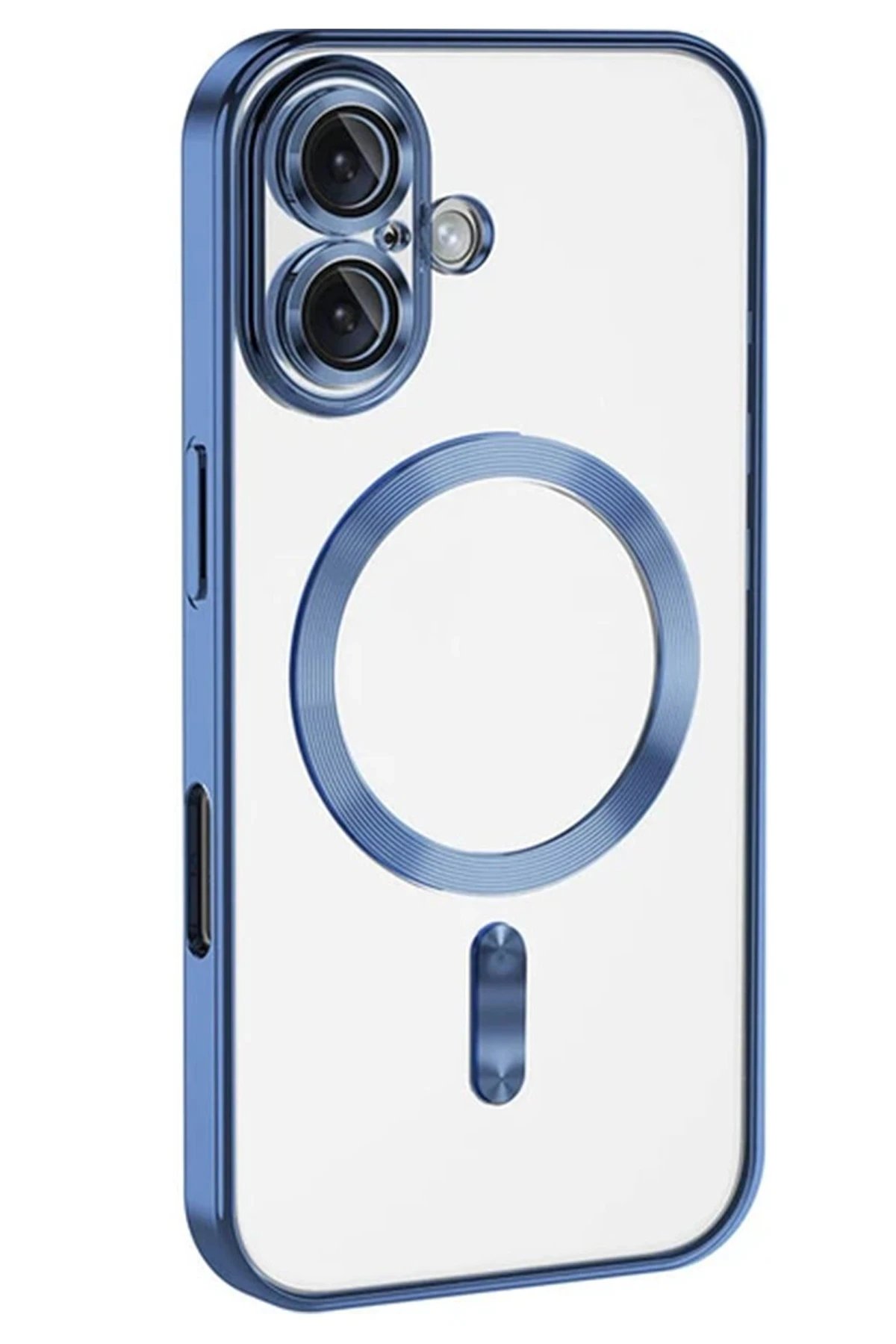 iPhone 16 Plus Kılıf Kross Magneticsafe Kapak - Mavi-(5796)