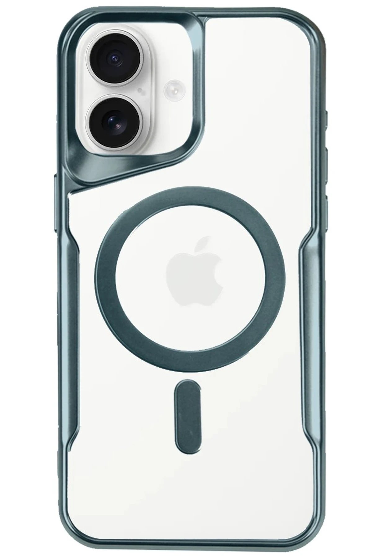 iPhone 16 Plus Kılıf Boyi Magsafe Silikon Kapak uaz-(5796)