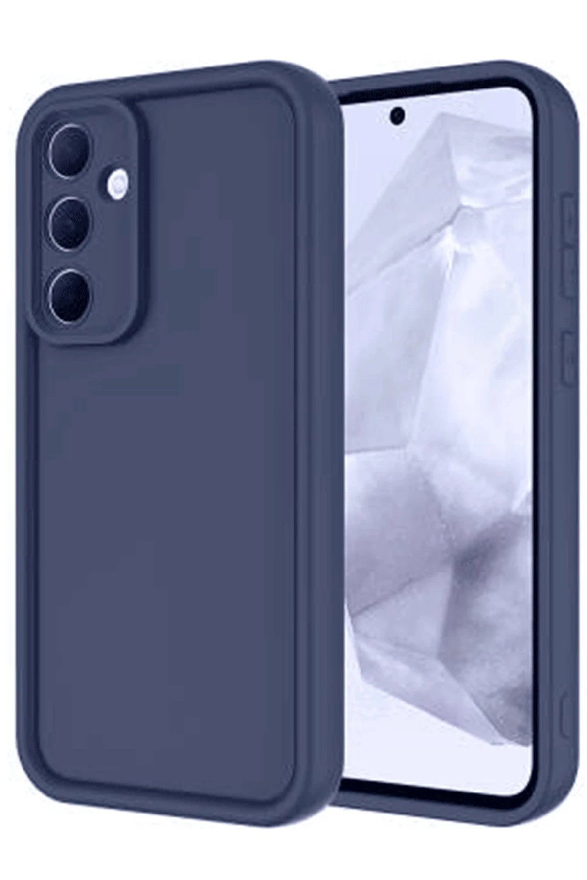 Samsung Galaxy A16 5G Kılıf Viera Silikon - Lacivert-(5796)