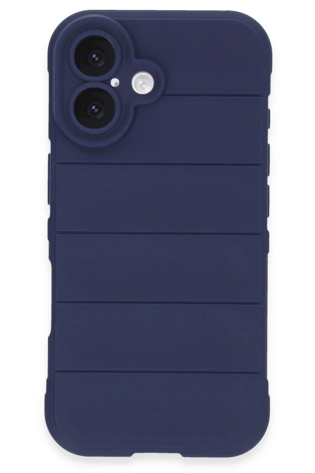 iPhone 16 Plus Kılıf Optimum Silikon - Lacivert-(5796)