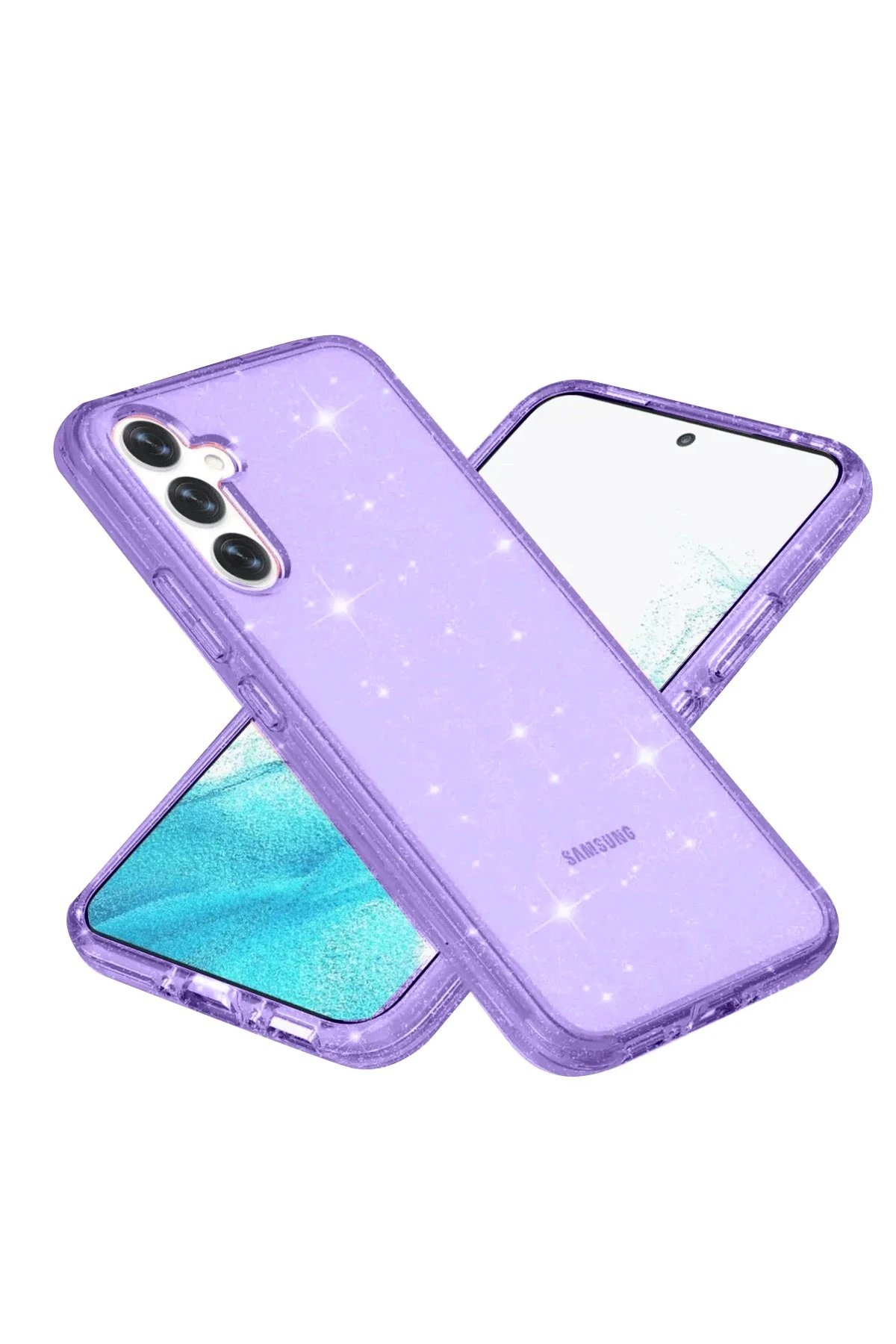 Samsung Galaxy S23 FE Kılıf Glow Magsafe Kapak - Mor-(5796)