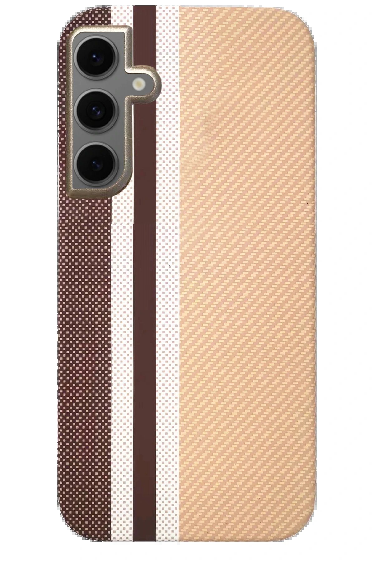 Samsung Galaxy S24 Besa Magsafe Kapak - Krem-(5796)