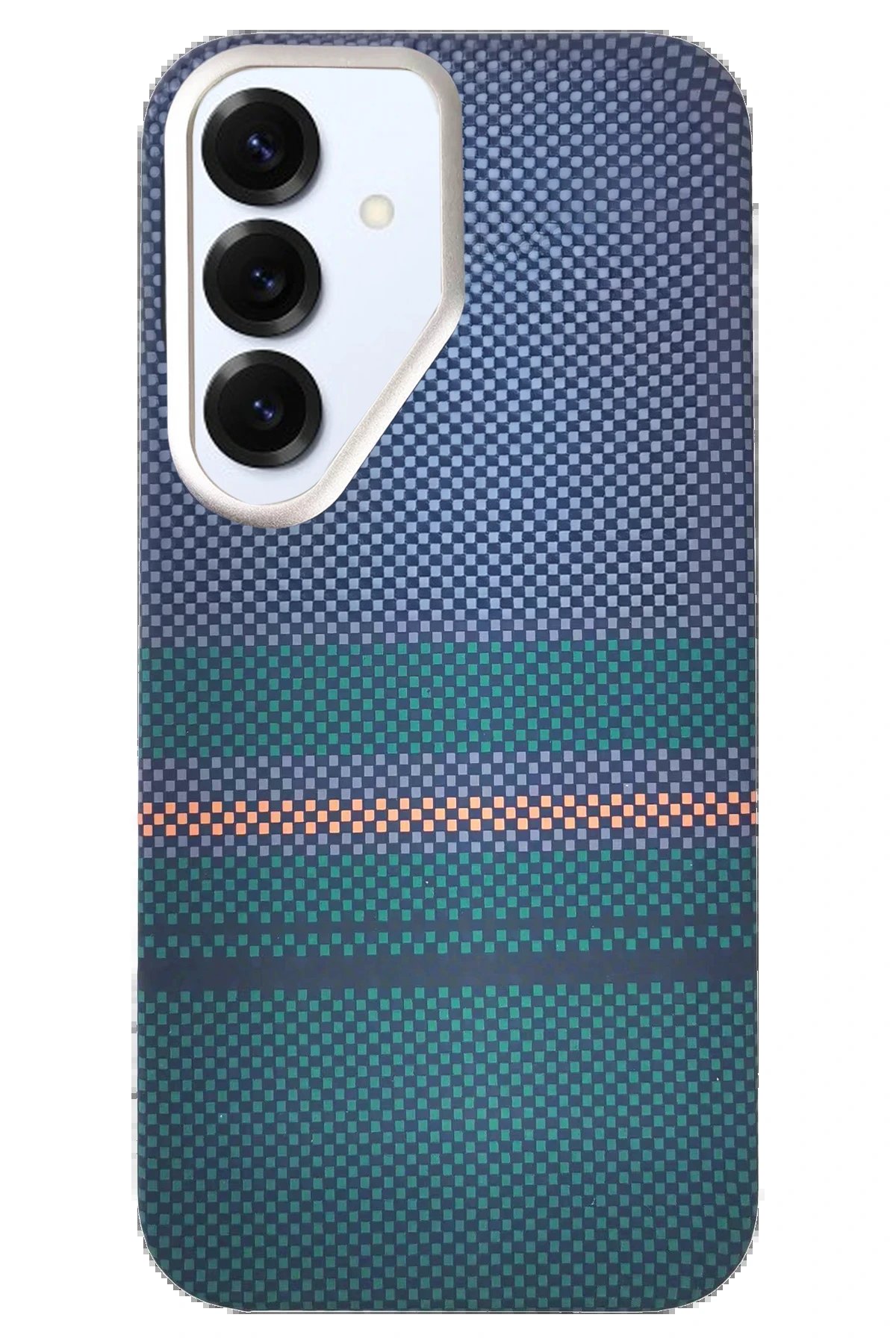 Samsung Galaxy S25 Besa Magsafe Kapak - Mavi-(5796)