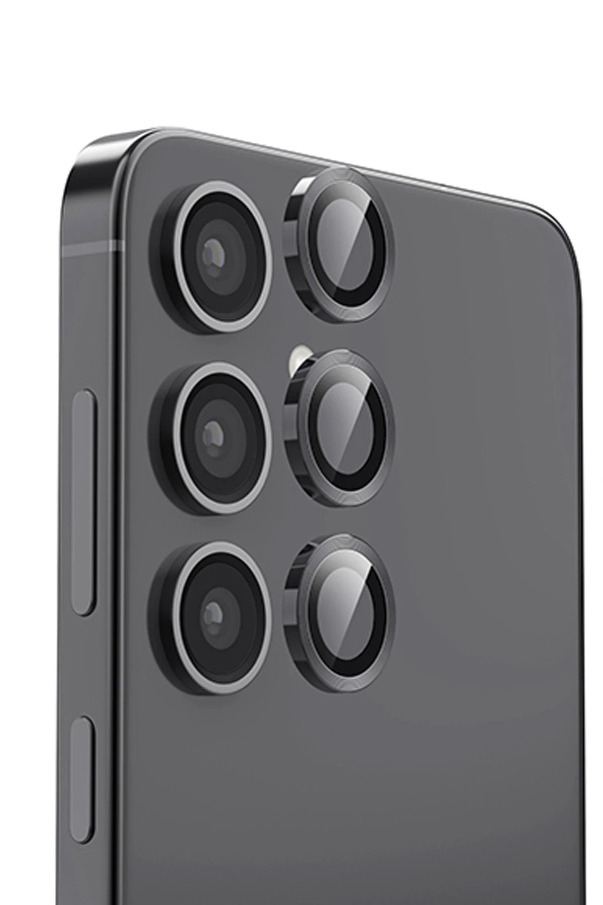 Samsung Galaxy S25 Raze Metal Kamera Lens - Siyah-(5796)
