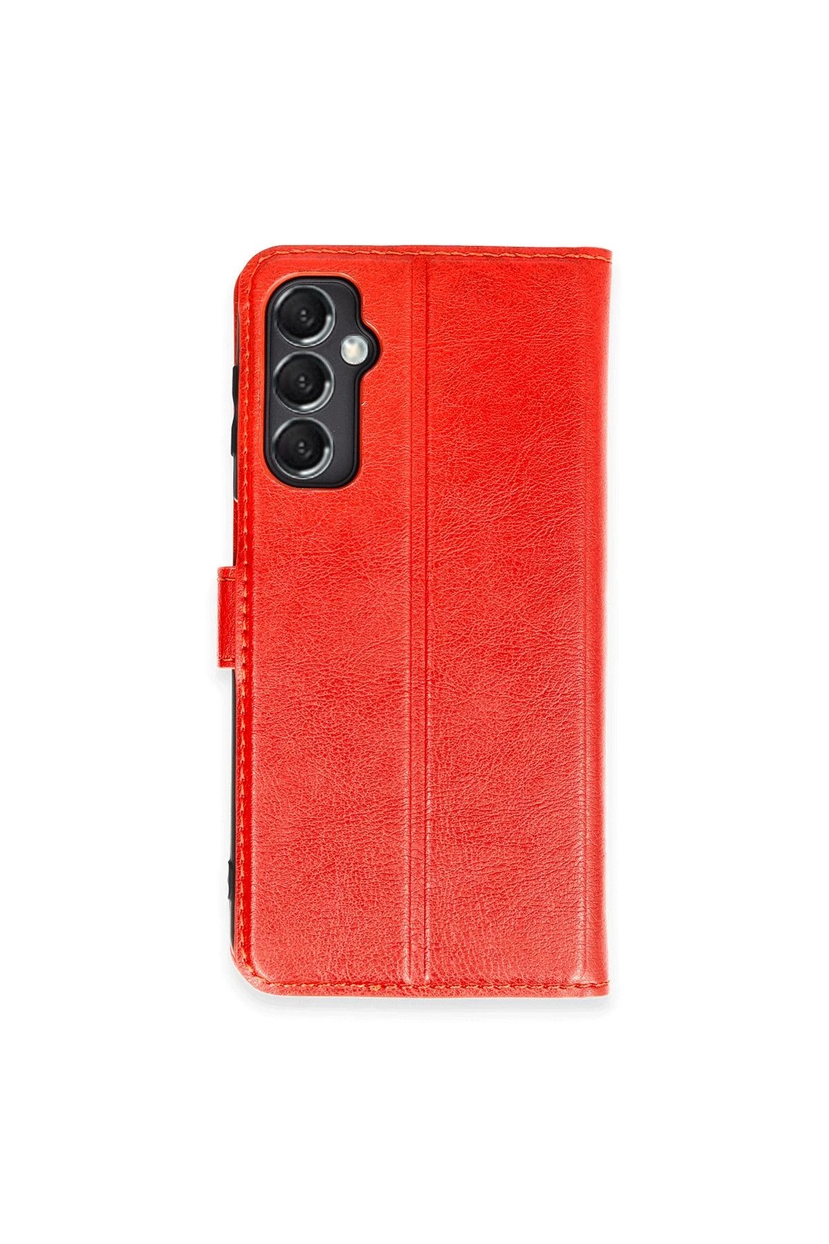 Samsung Galaxy M34 5G Kılıf Trend S Plus Kapaklı Kılıf - Kırmızı-(5796)