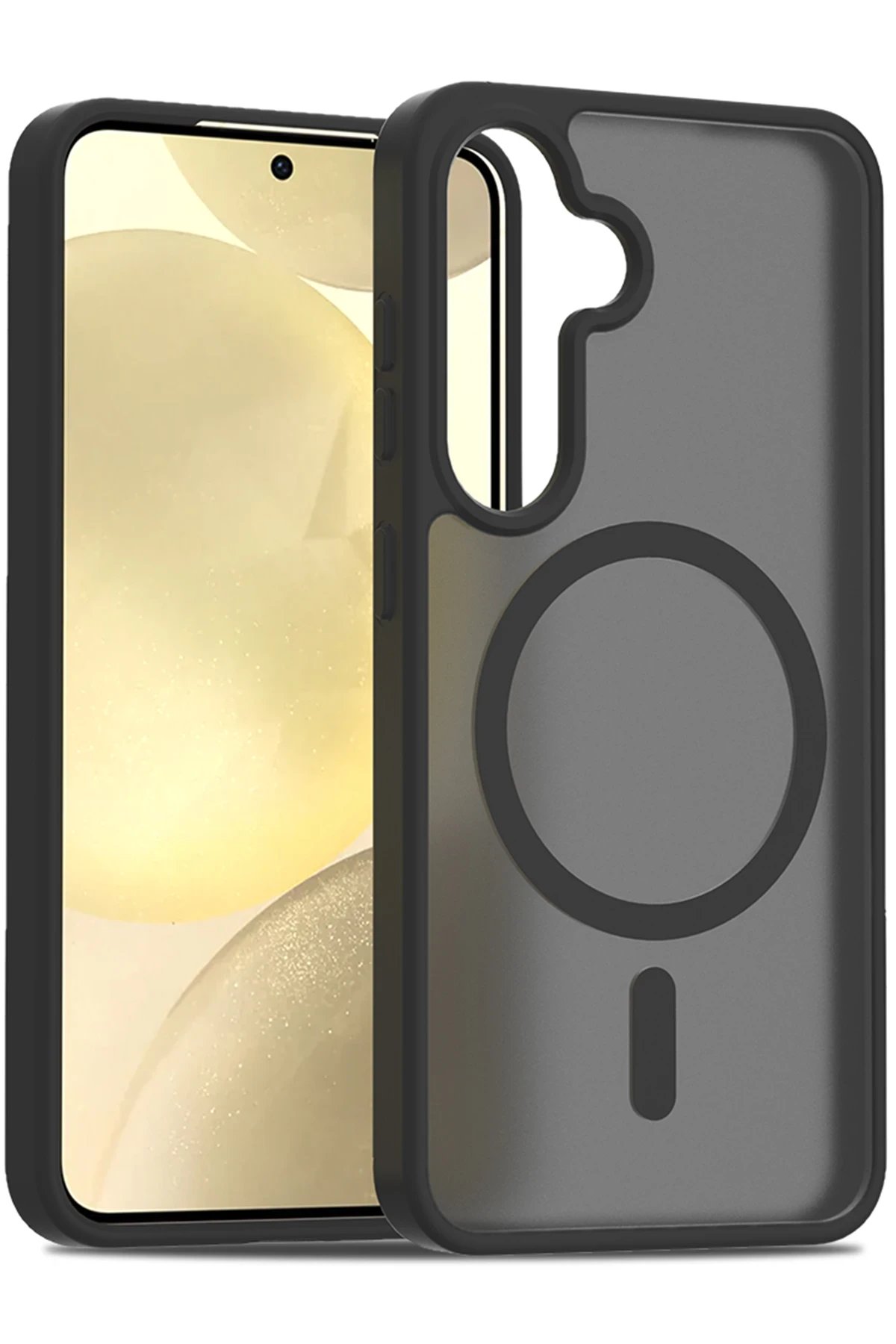 Samsung Galaxy S25 Jota Magsafe Kapak - Siyah-(5796)