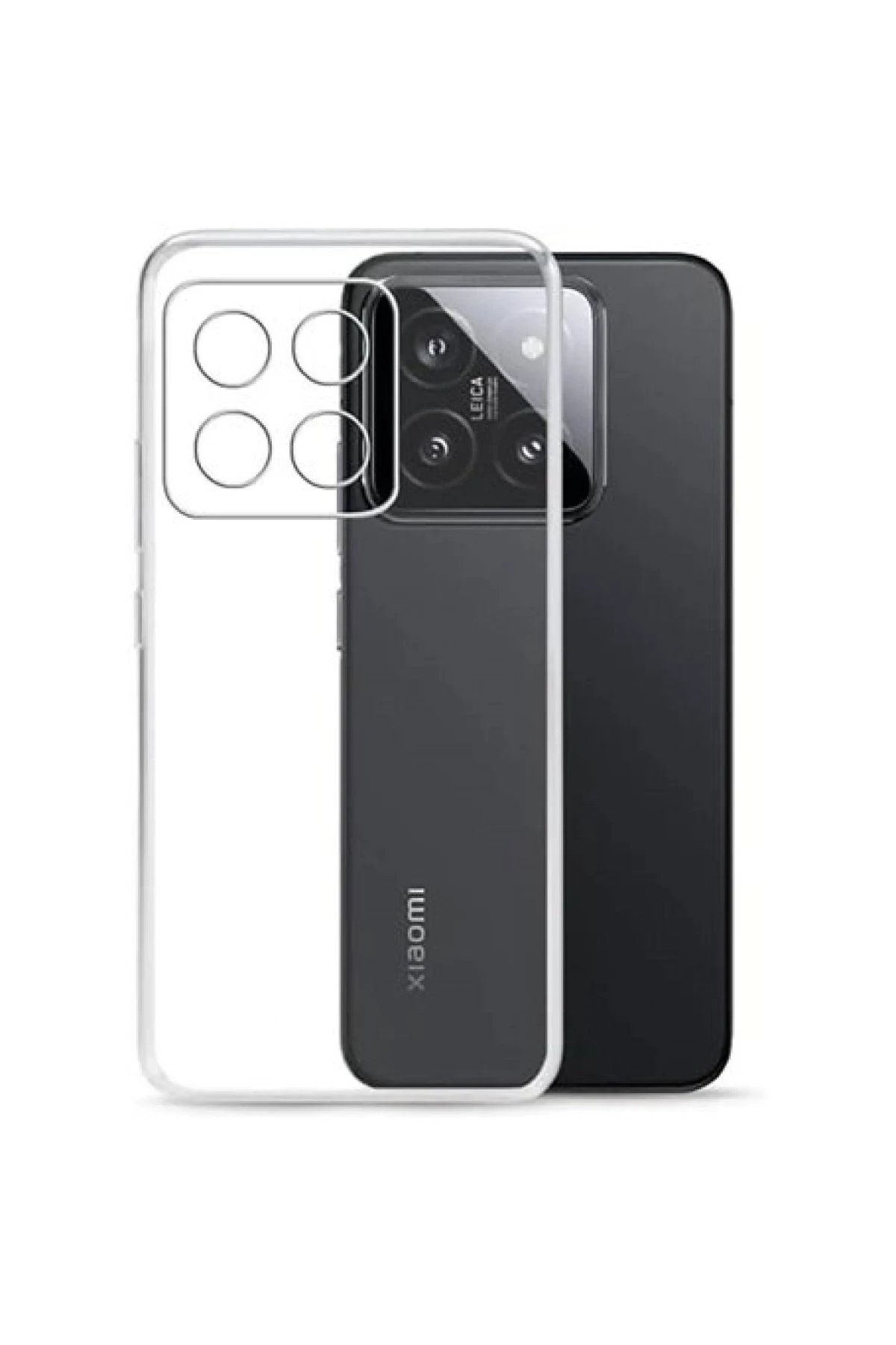 Xiaomi Mi 15 Pro Kılıf Lüx Şeffaf Silikon-(5796)