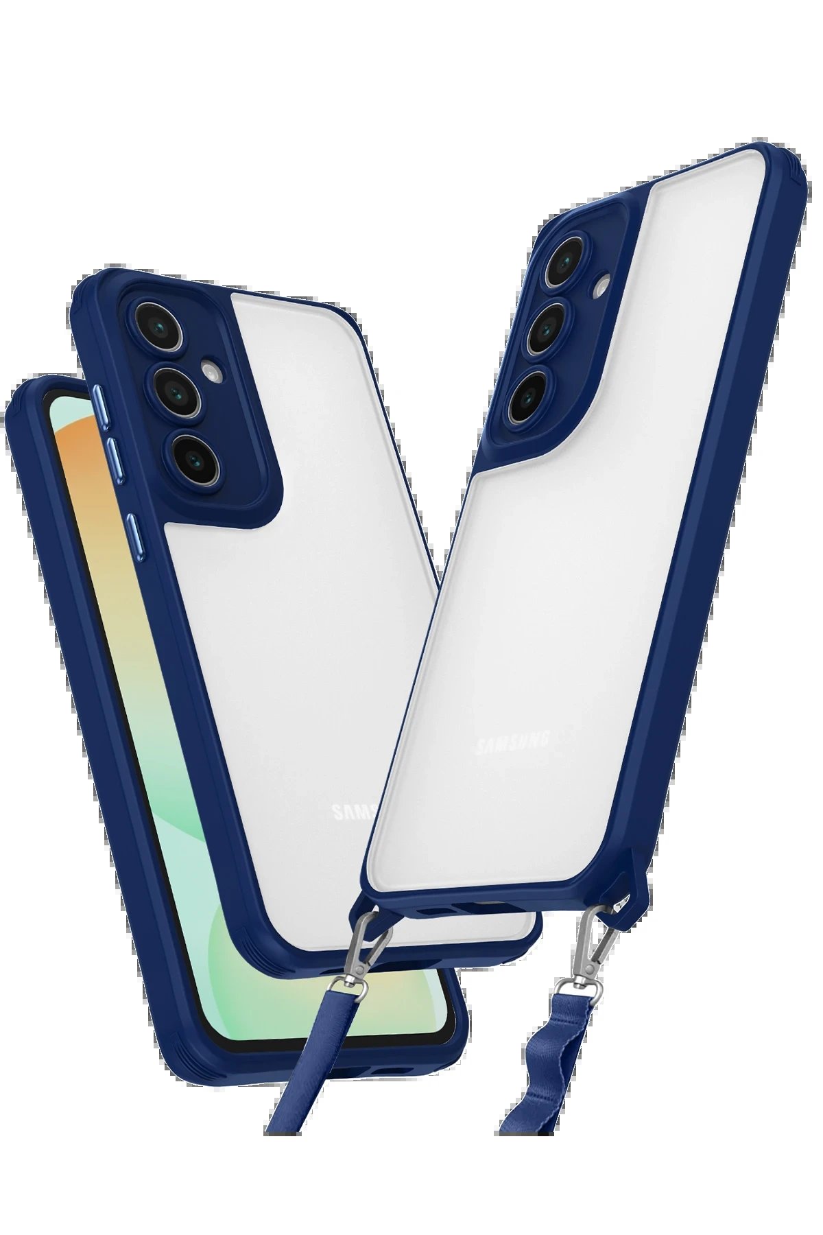 Samsung Galaxy A15 4G Kılıf Penta Silikon Kılıf - Lacivert-(5796)