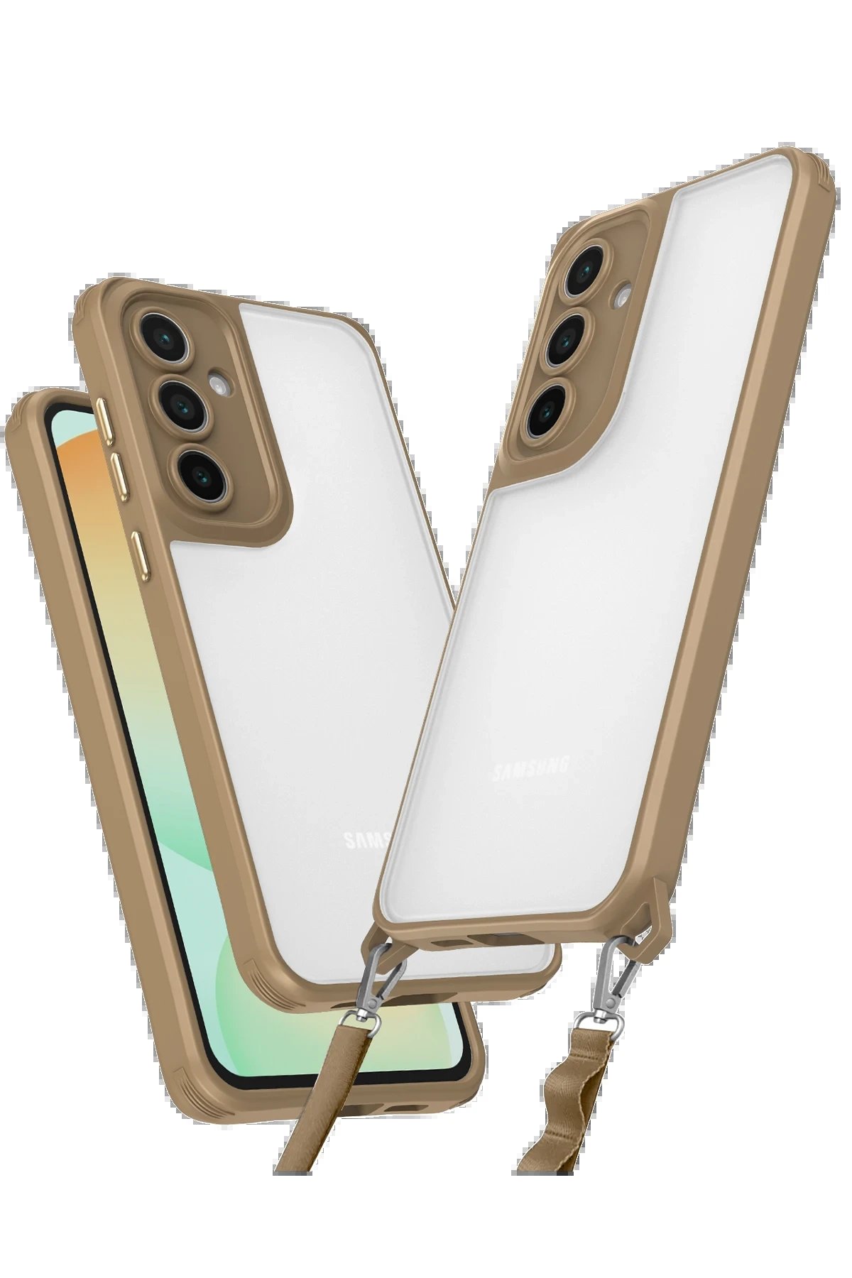 Samsung Galaxy A35 5G Kılıf Penta Silikon Kılıf - Çöl Titanyum-(5796)