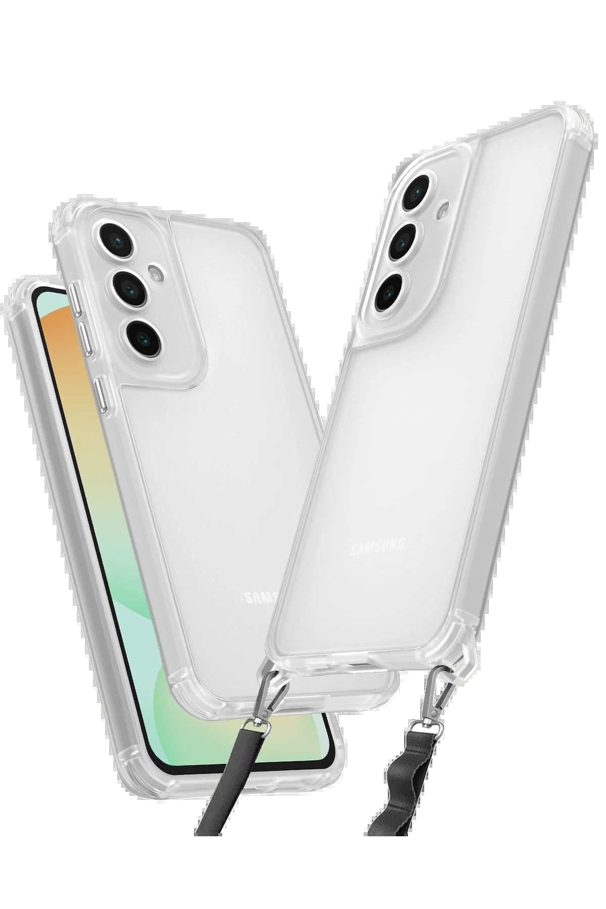 Samsung Galaxy A55 5G Kılıf Penta Silikon Kılıf - Şeffaf-(5796)