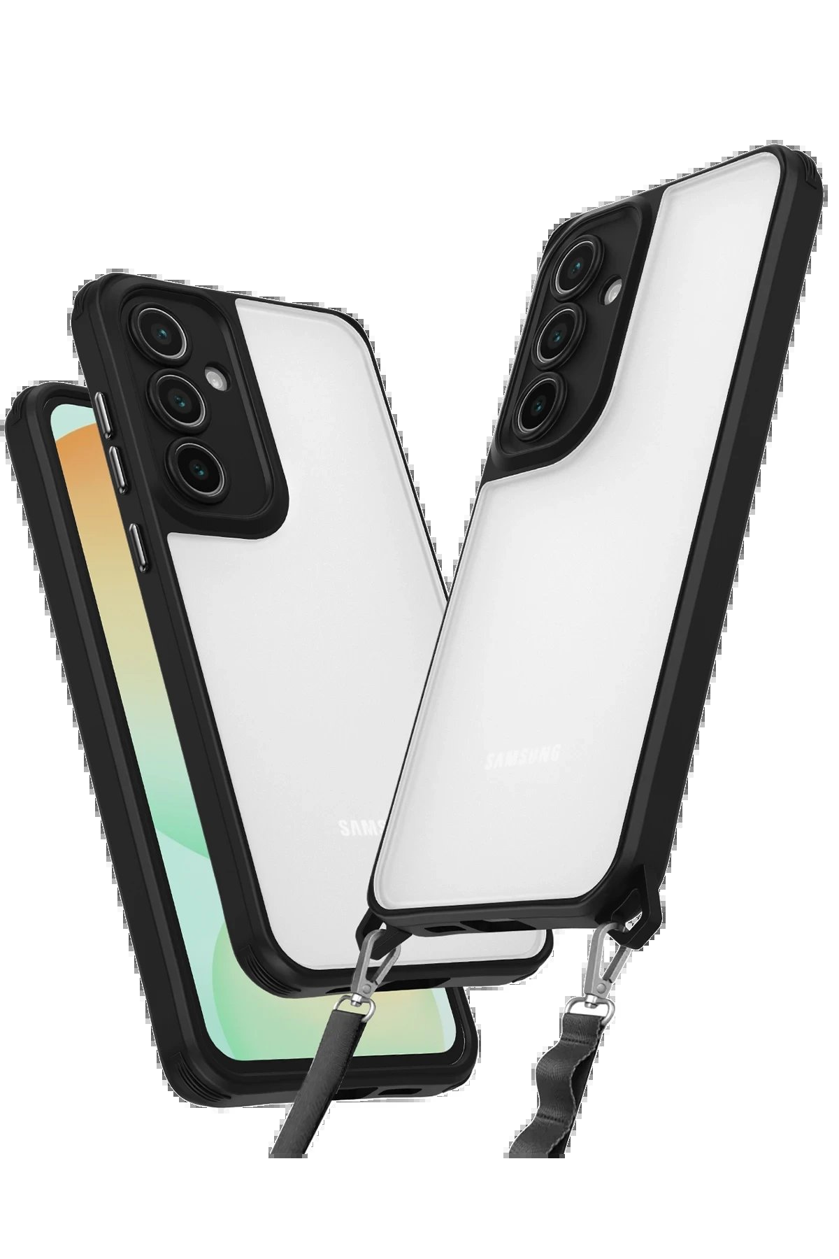 Samsung Galaxy A16 5G Kılıf Penta Silikon Kılıf - Siyah-(5796)