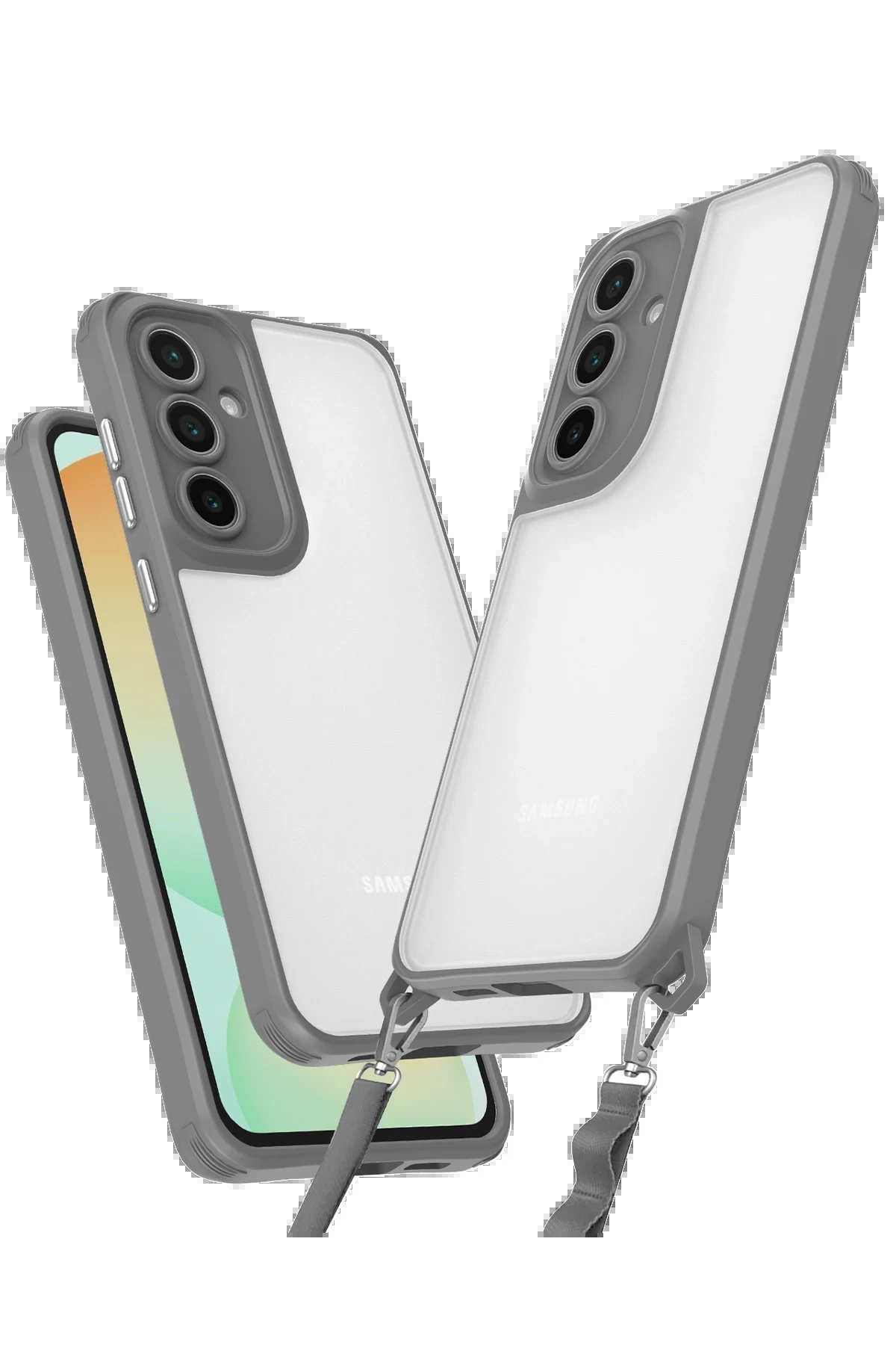 Samsung Galaxy A26 Kılıf Penta Silikon Kılıf - Titan Gri-(5796)