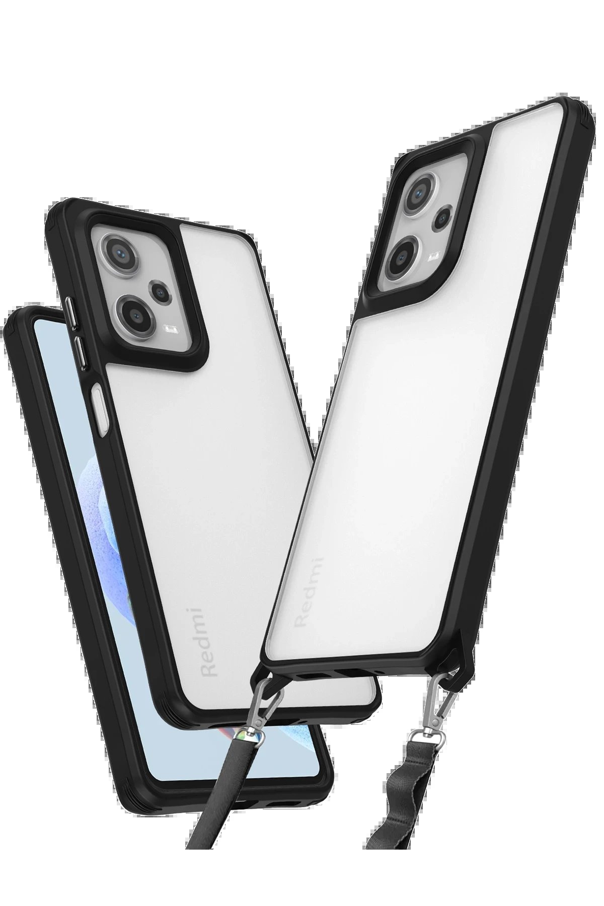 Xiaomi Redmi Note 12 Pro 5G Kılıf Penta Silikon Kılıf - Siyah-(5796)