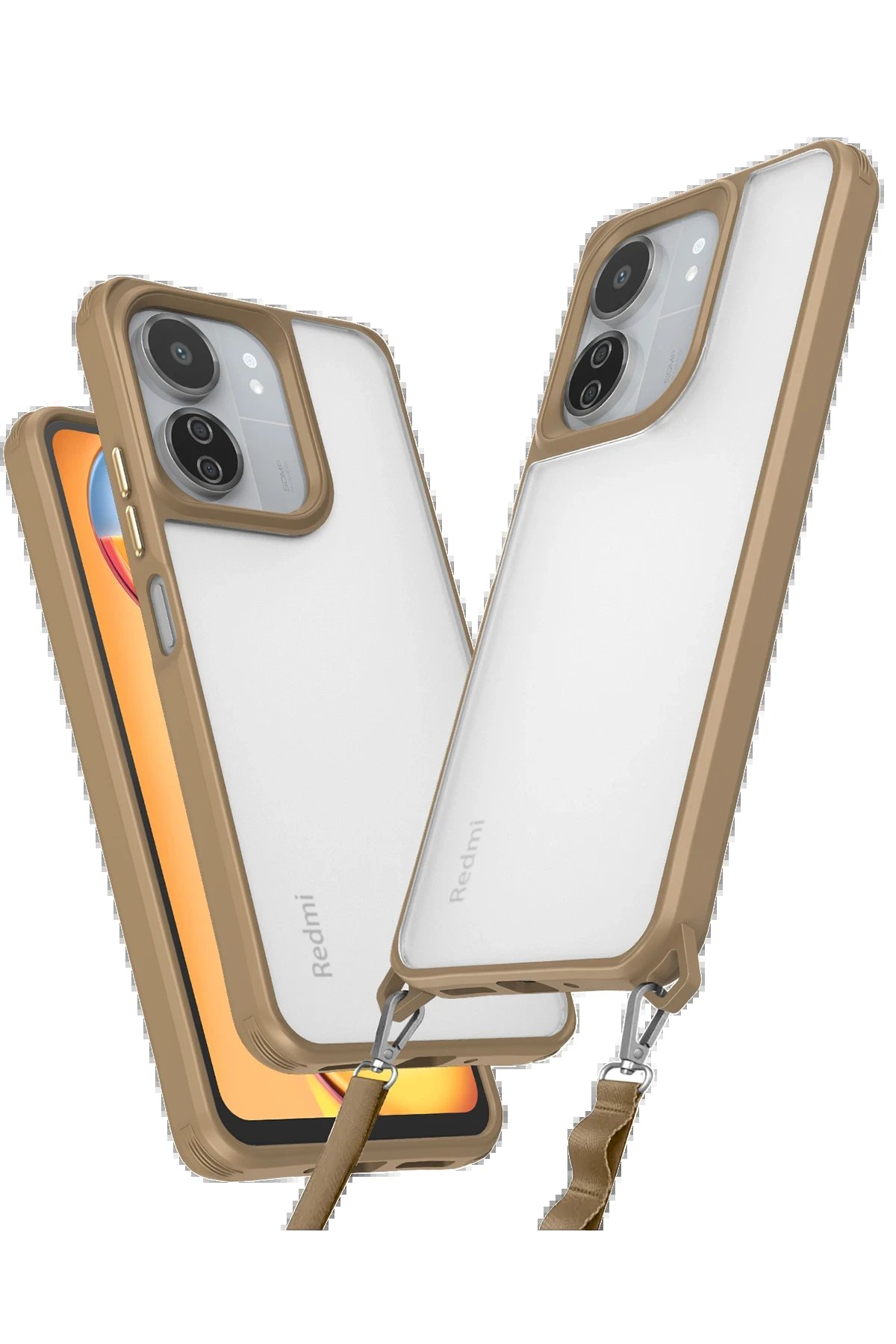 Xiaomi Redmi 13C Kılıf Penta Silikon Kılıf - Çöl Titanyum-(5796)