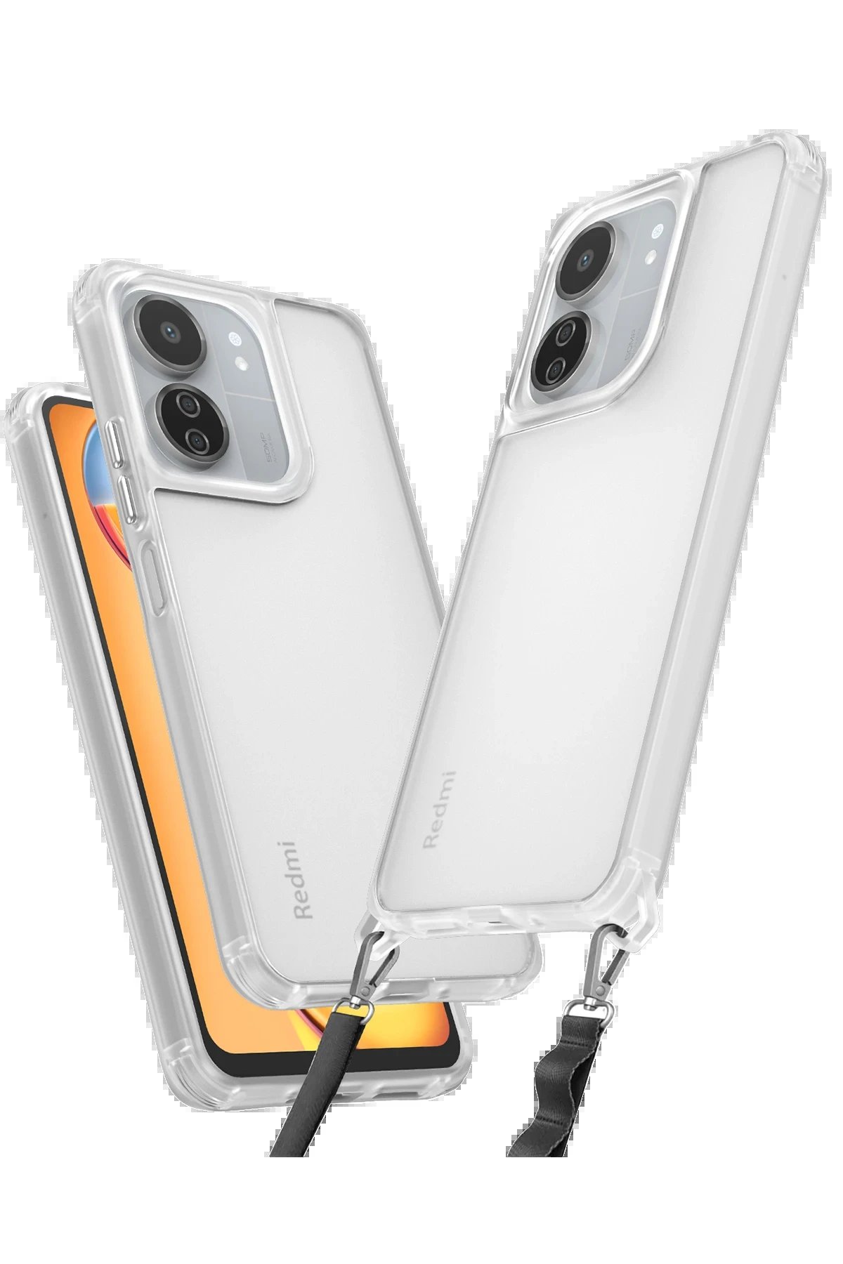 Xiaomi Redmi 13C Kılıf Penta Silikon Kılıf - Şeffaf-(5796)