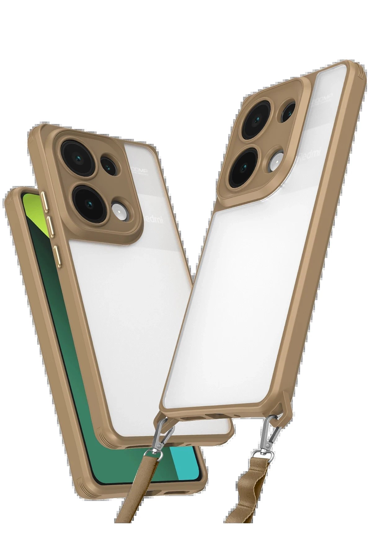 Xiaomi Redmi Note 13 Pro 5G Kılıf Penta Silikon Kılıf - Çöl Titanyum-(5796)