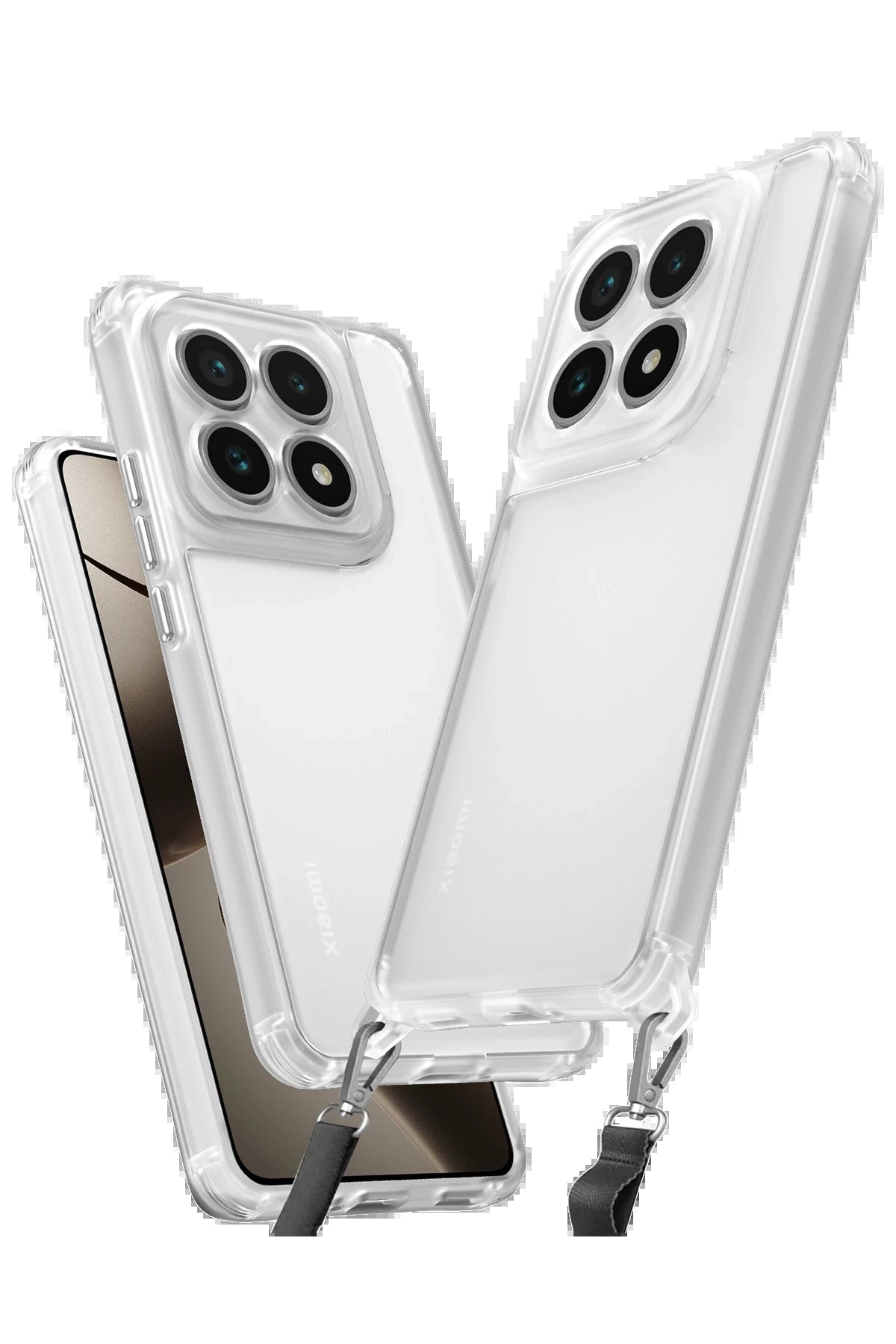 Xiaomi Mi 14T Pro Kılıf Penta Silikon Kılıf - Şeffaf-(5796)