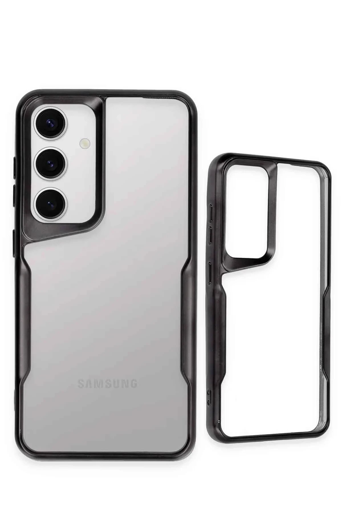 Samsung Galaxy A36 Kılıf Boyi Silikon Kapak - Lacivert-(5796)