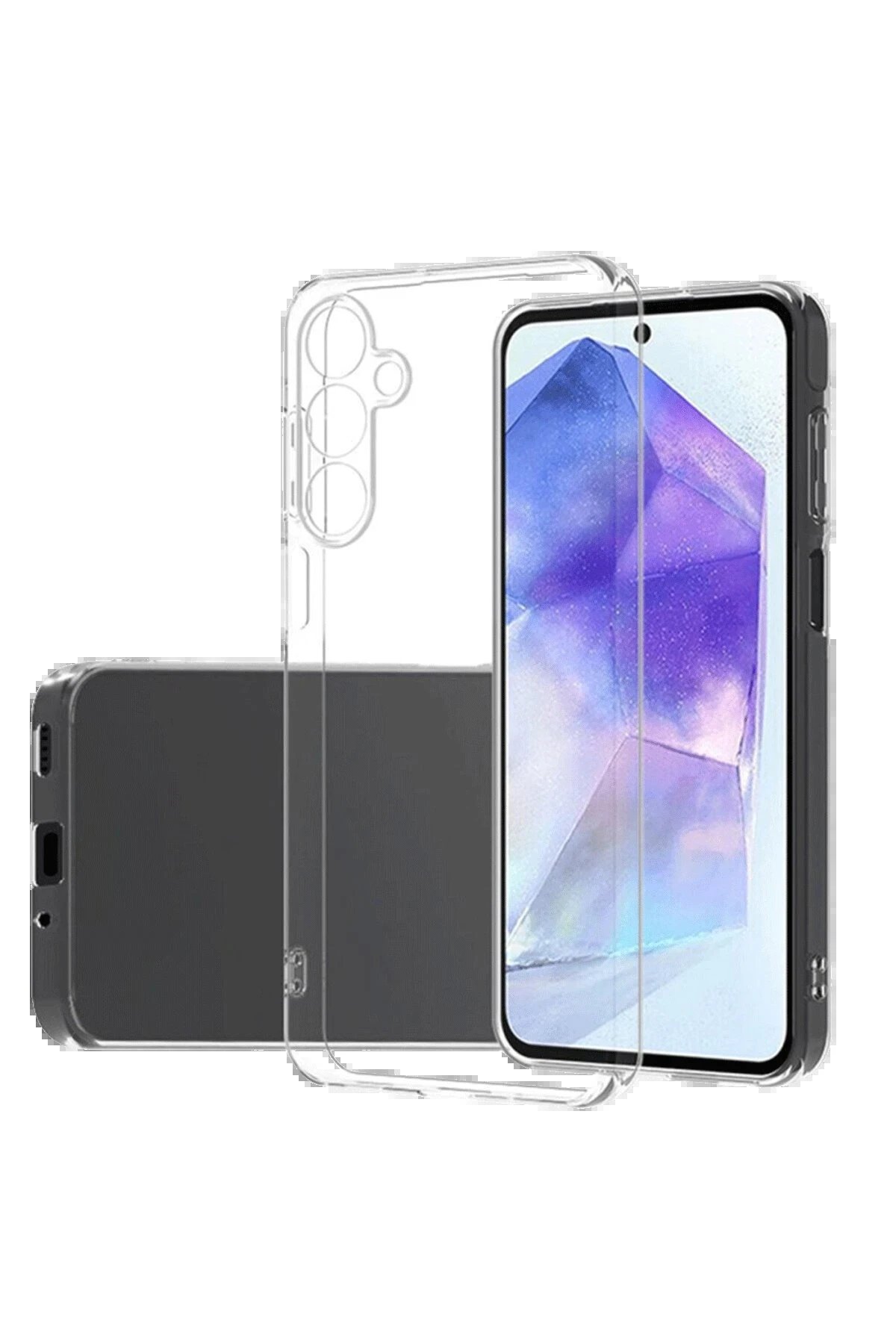 Samsung Galaxy A26 Kılıf Lüx Şeffaf Silikon-(5796)