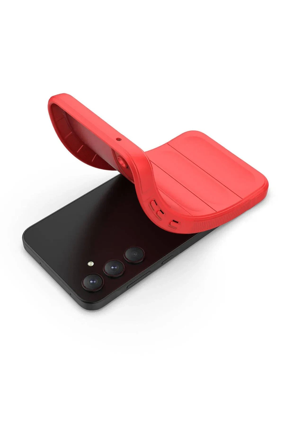 Samsung Galaxy A26 Kılıf Optimum Silikon - Kırmızı-(5796)