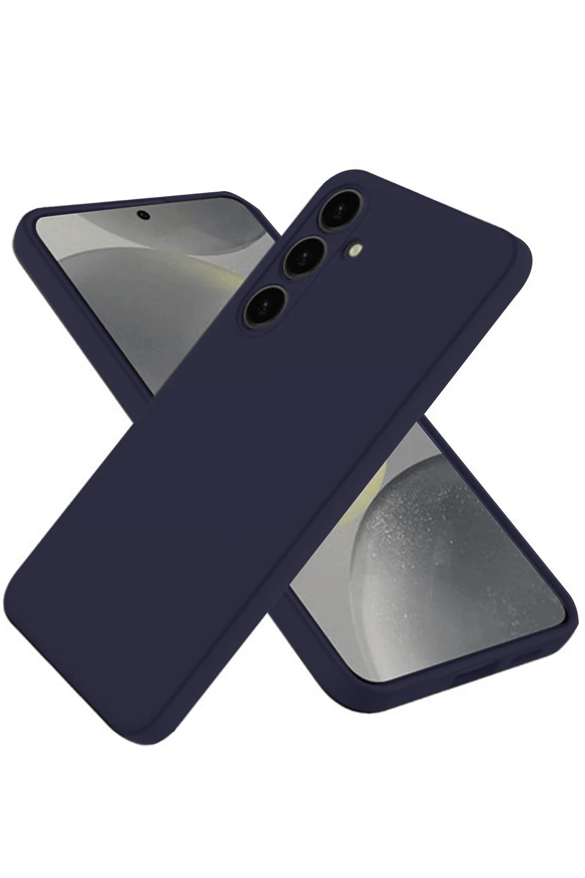 Samsung Galaxy A56 Kılıf First Silikon - Lacivert-(5796)