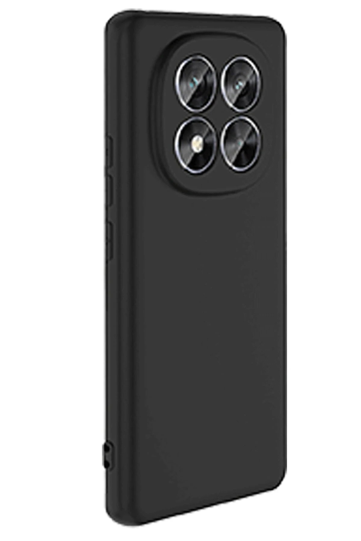 Xiaomi Redmi Note 14 Pro 5G Kılıf Nano içi Kadife Silikon - Siyah-(5796)