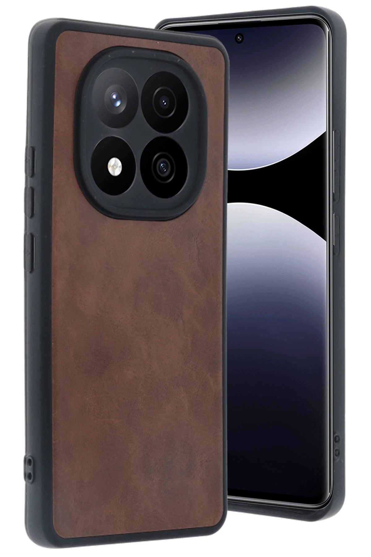 Xiaomi Redmi Note 14 Pro 5G Kılıf Aras Deri Kapak - Taba-(5796)