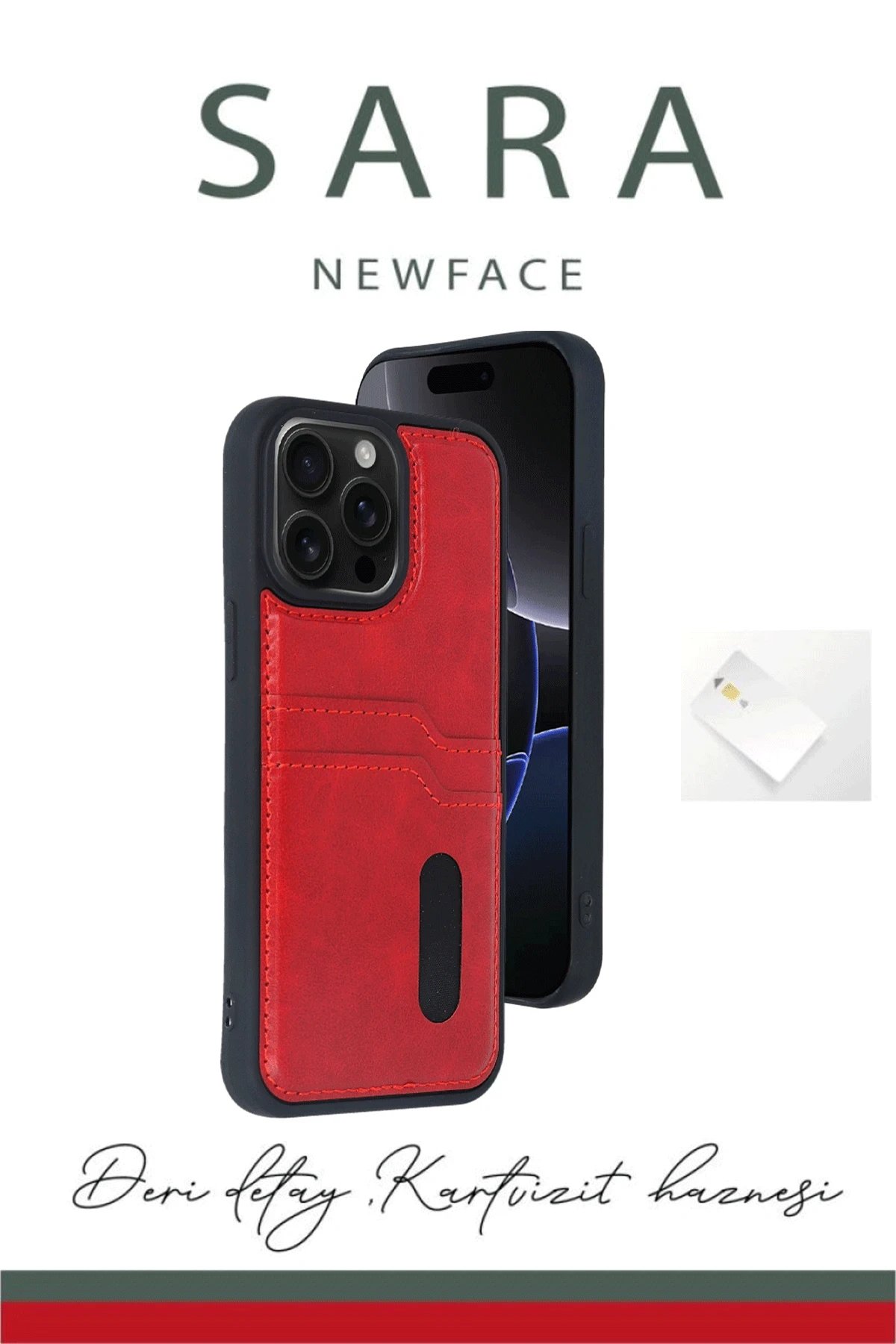 telefonunuzu korurken aynı zamanda kart ve nakit taşıma ihtiyacınızı da pratik bir şekilde karşılar. Günlük kullanımda şıklık ve konfor arayan kullanıcılar için özel olarak tasarlandı.✅ Fonksiyonel Kart YuvalarıArka yüzeyde yer alan 2 adet kart yuvası