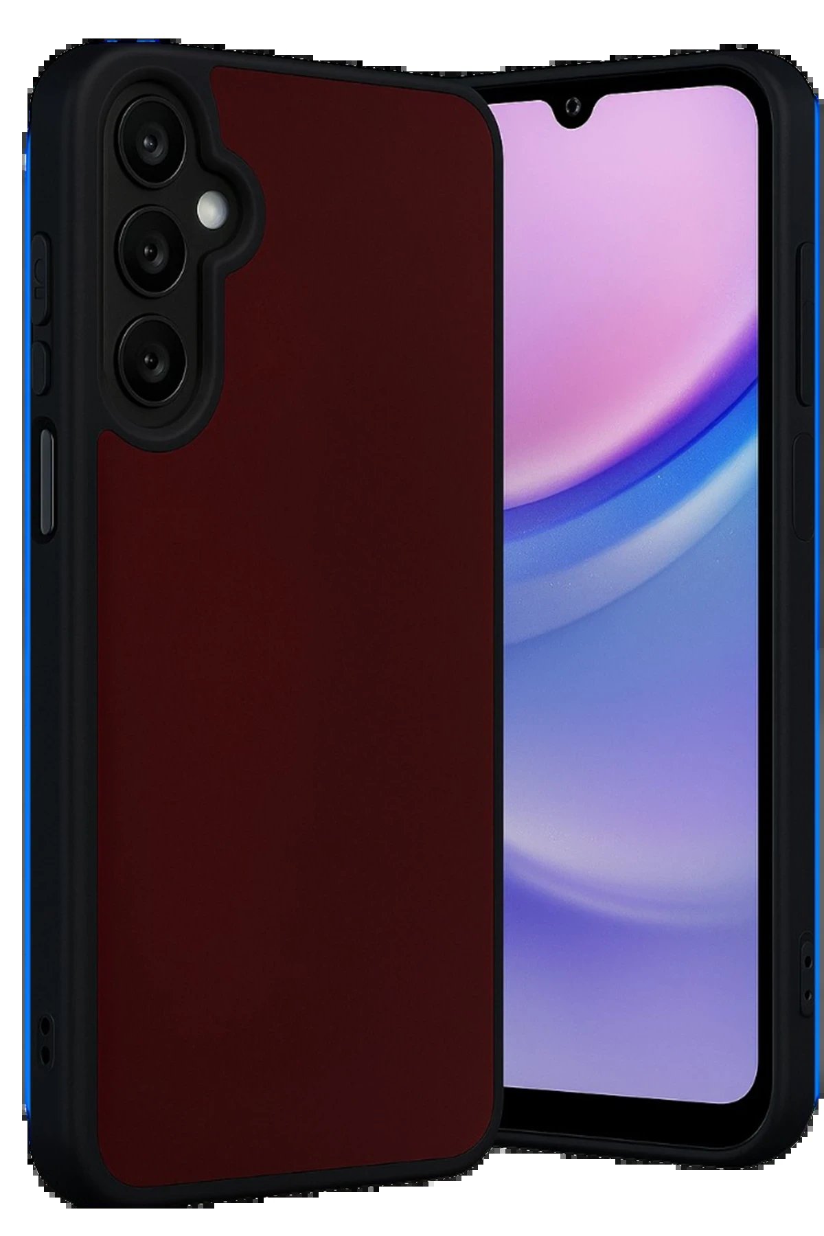 Samsung Galaxy M15 Kılıf Aras Deri Kapak - Bordo-(5796)