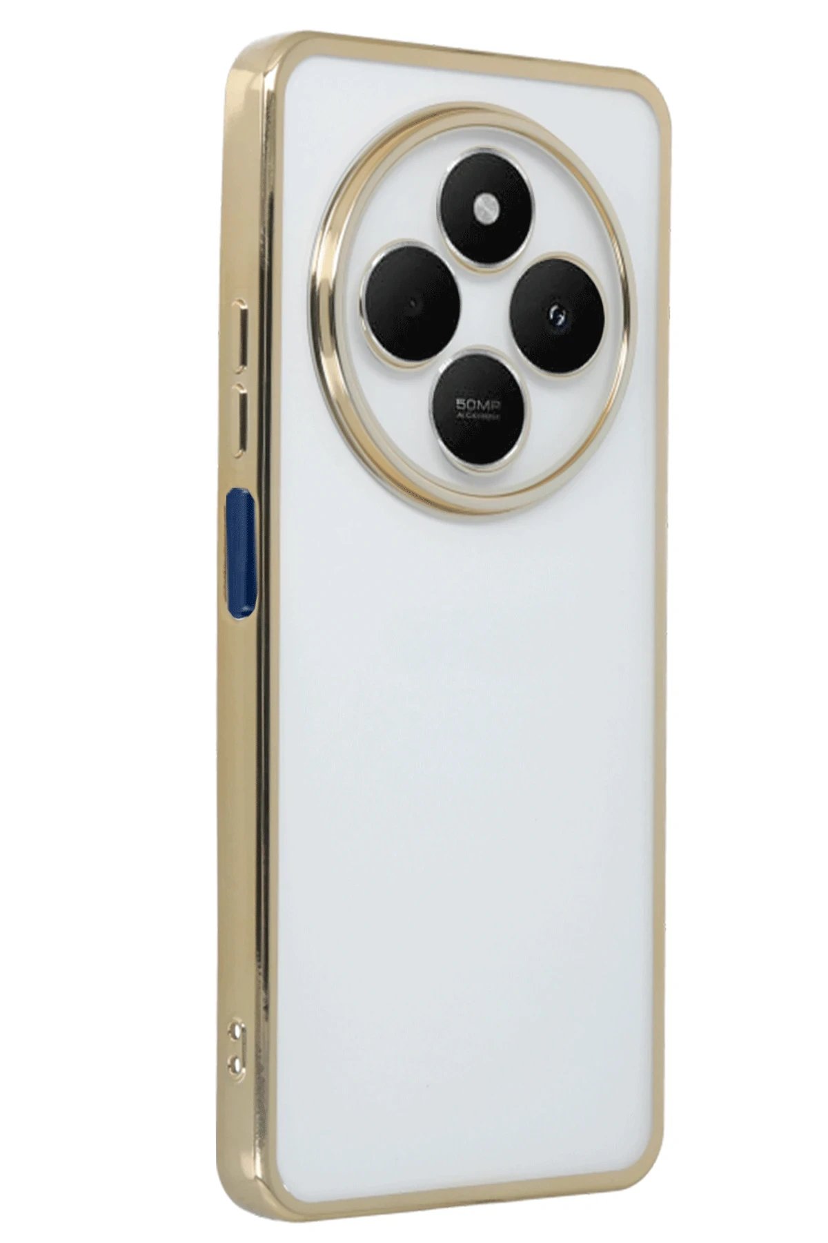 Xiaomi Redmi 14C Kılıf Lensli Silikon - Gold-(5796)