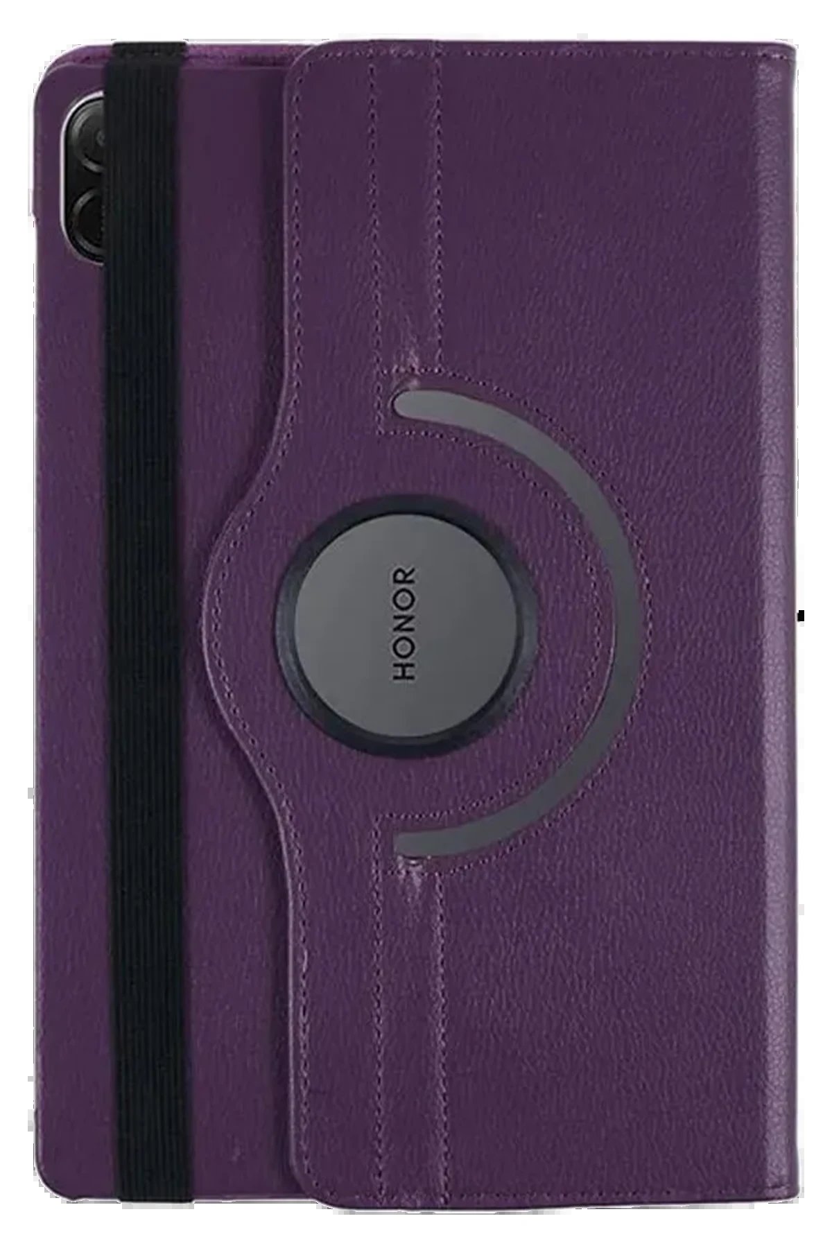 Huawei Honor Pad X8A Kılıf 360 Tablet Deri Kılıf - Mürdüm-(5796)