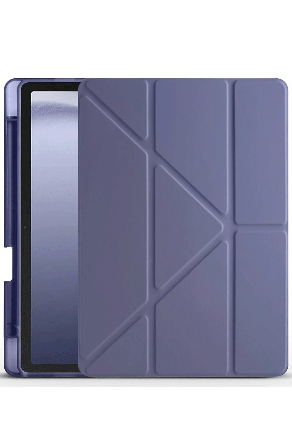 Xiaomi Redmi Pad Pro 12.1 Kılıf Kalemlikli Mars Tablet Kılıfı - Açık Mor-(5796)