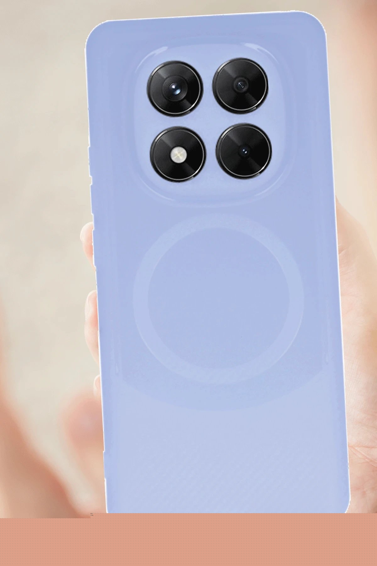 Xiaomi Redmi Note 14 Pro 4G Kılıf Maya Karbon Kapak - Kahverengi-(5796)