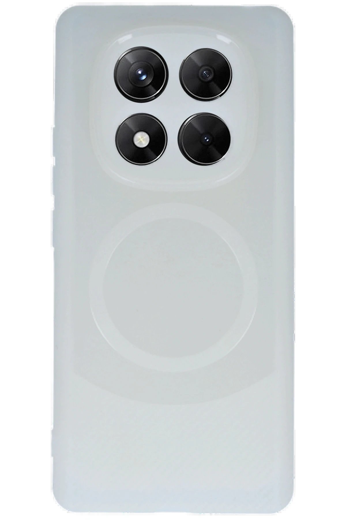 Xiaomi Redmi Note 14 Pro 4G Kılıf Maya Karbon Kapak - Krem-(5796)