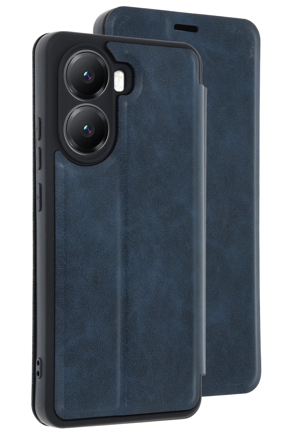 Xiaomi Poco X7 Pro Kılıf Flip Cover - Lacivert-(5796)