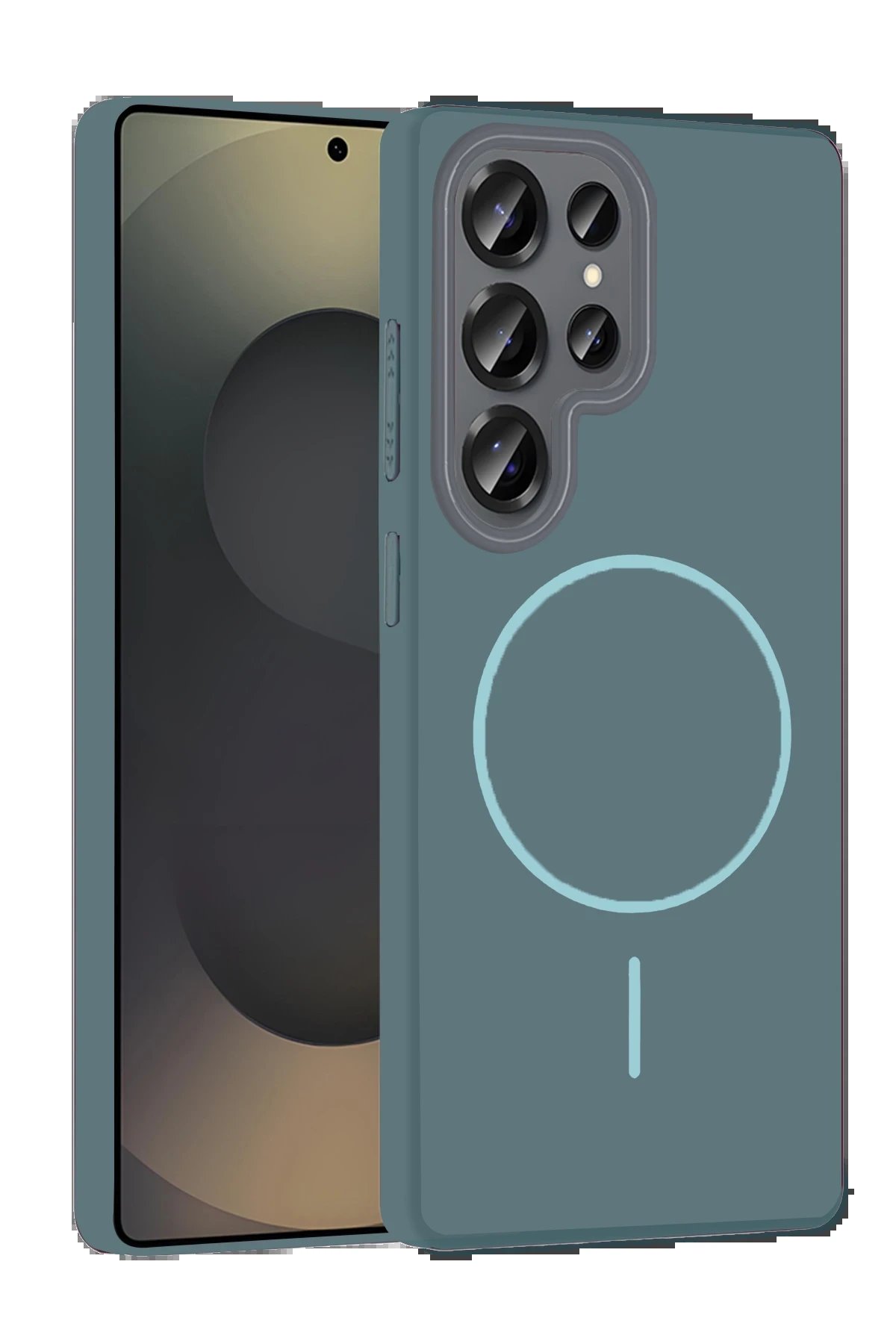 Samsung Galaxy S25 Ultra Broş Magsafe Kapak uaz-(5796)