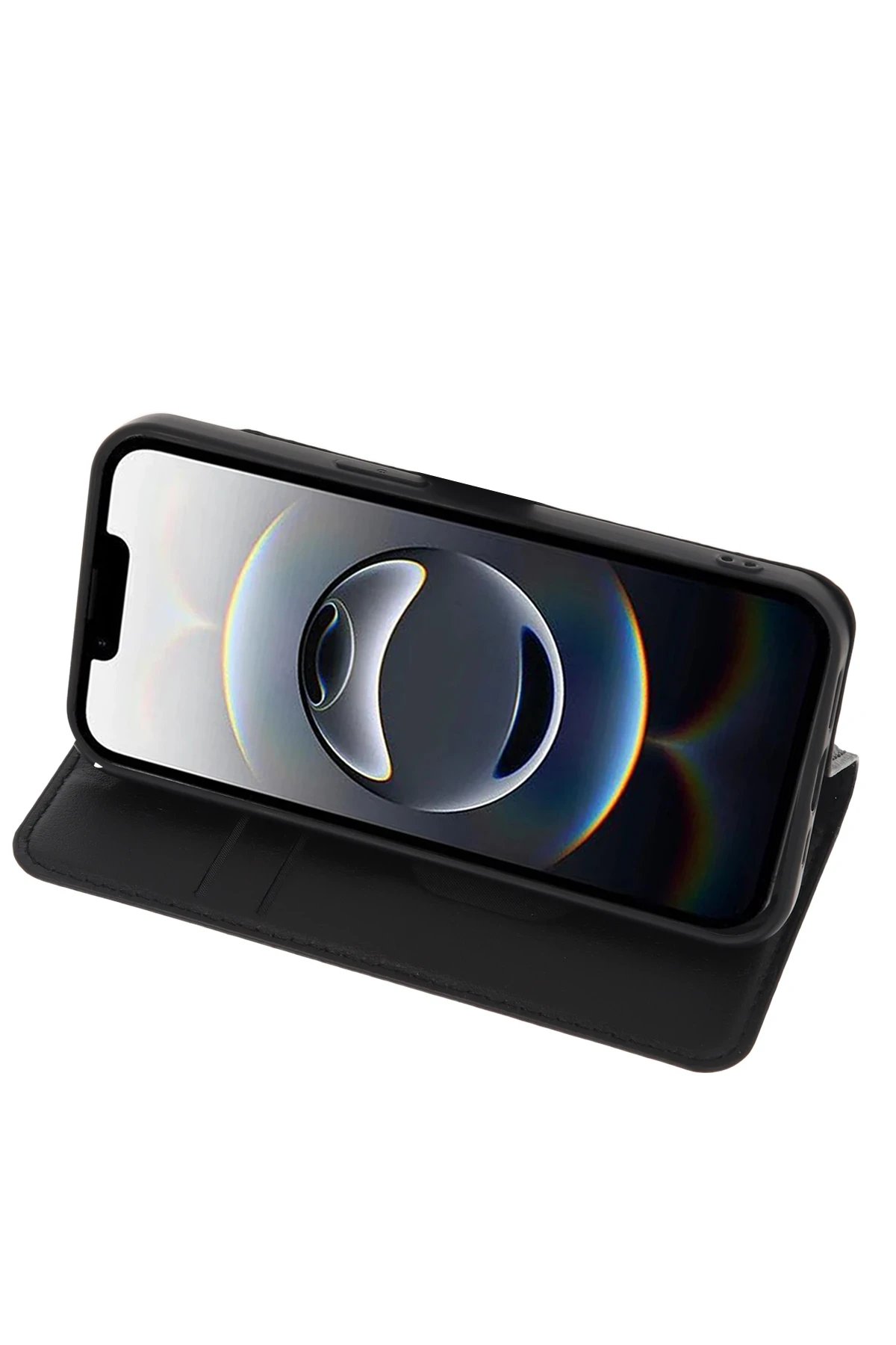 iPhone 16E Kılıf Trend S Plus Kapaklı Kılıf - Yeşil-(5796)